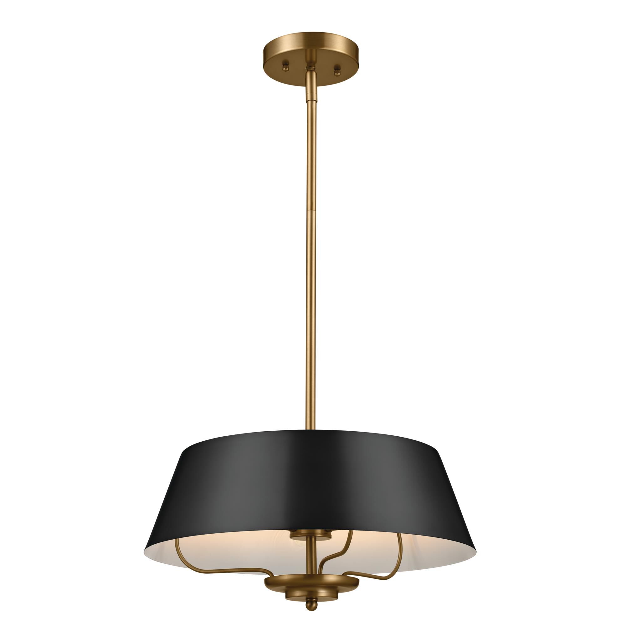 Shown in Black finish and Metal shade