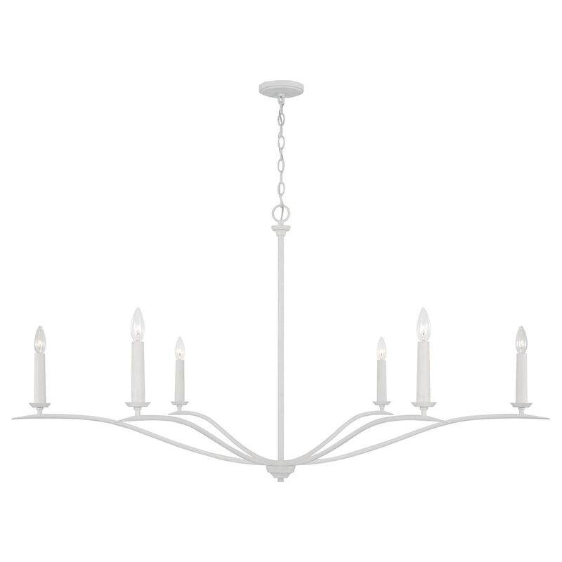Grady 57 Inch 6 Light Chandelier by Capital Lighting Fixture Company