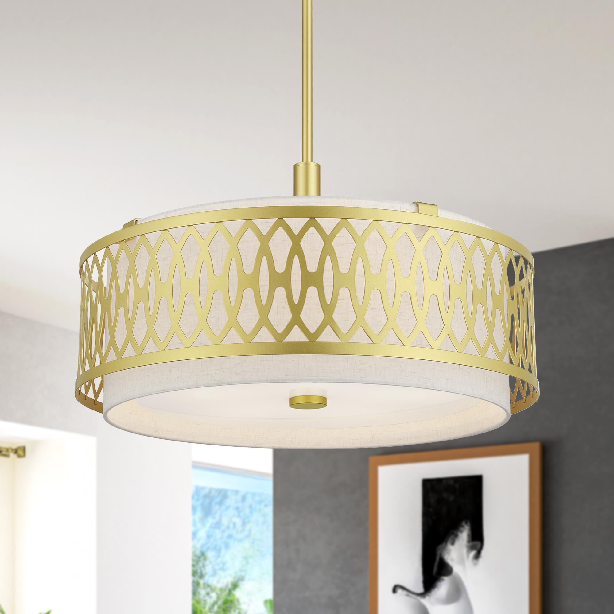 Vistaview 24 Inch Chandelier by Livex Lighting