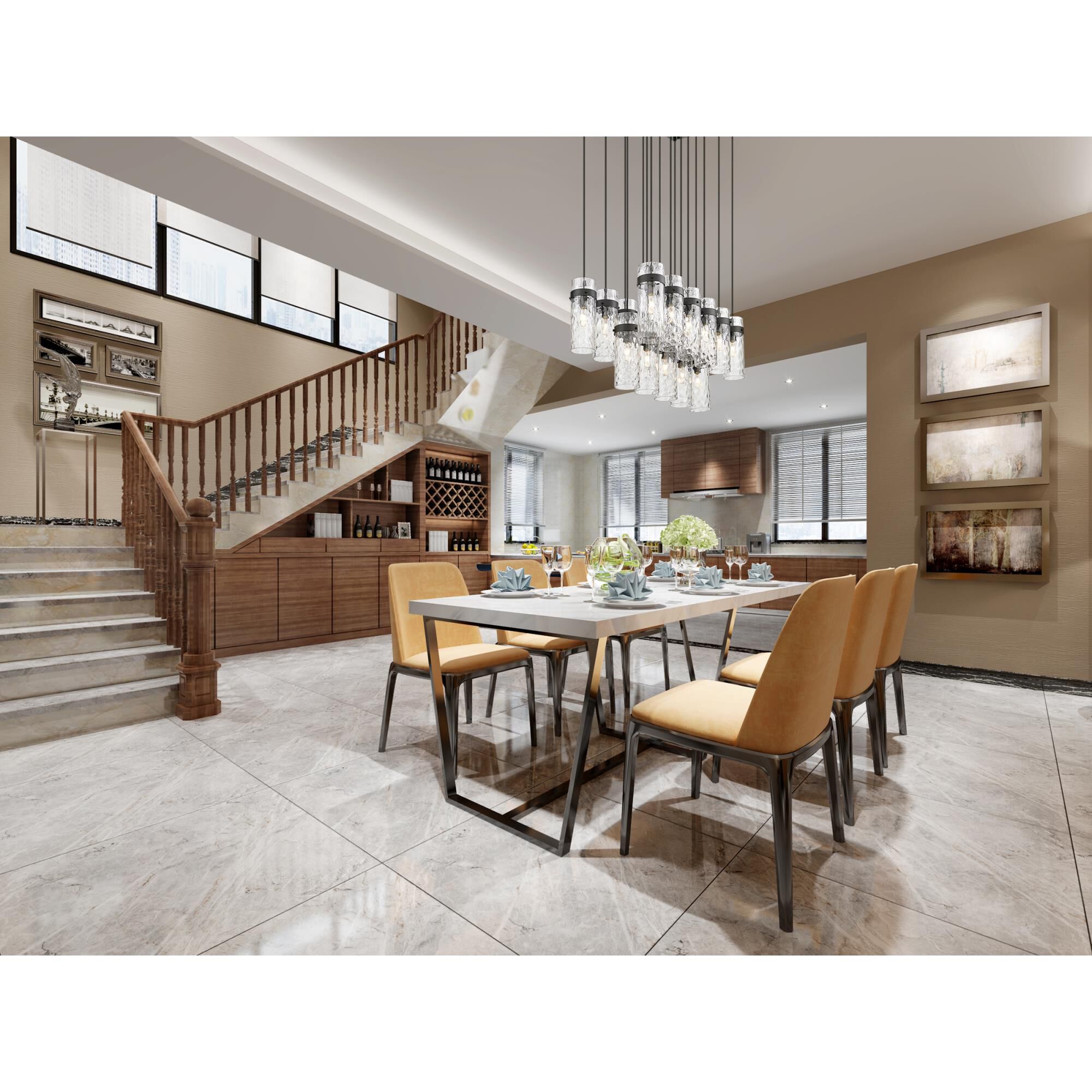 Fontaine 44 Inch Linear Suspension Light by Z Lite