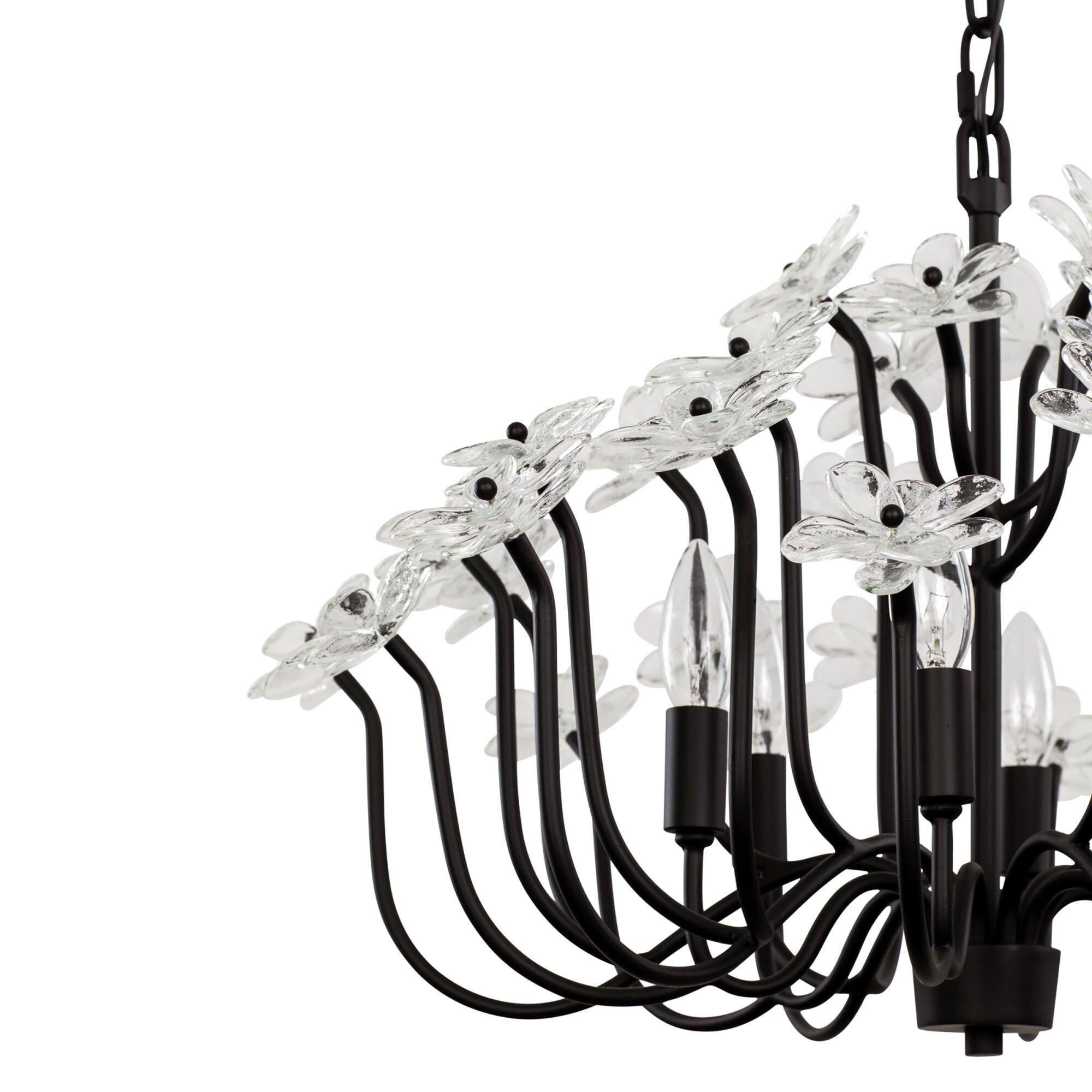 Wildflower 26 Inch 6 Light Chandelier by Varaluz