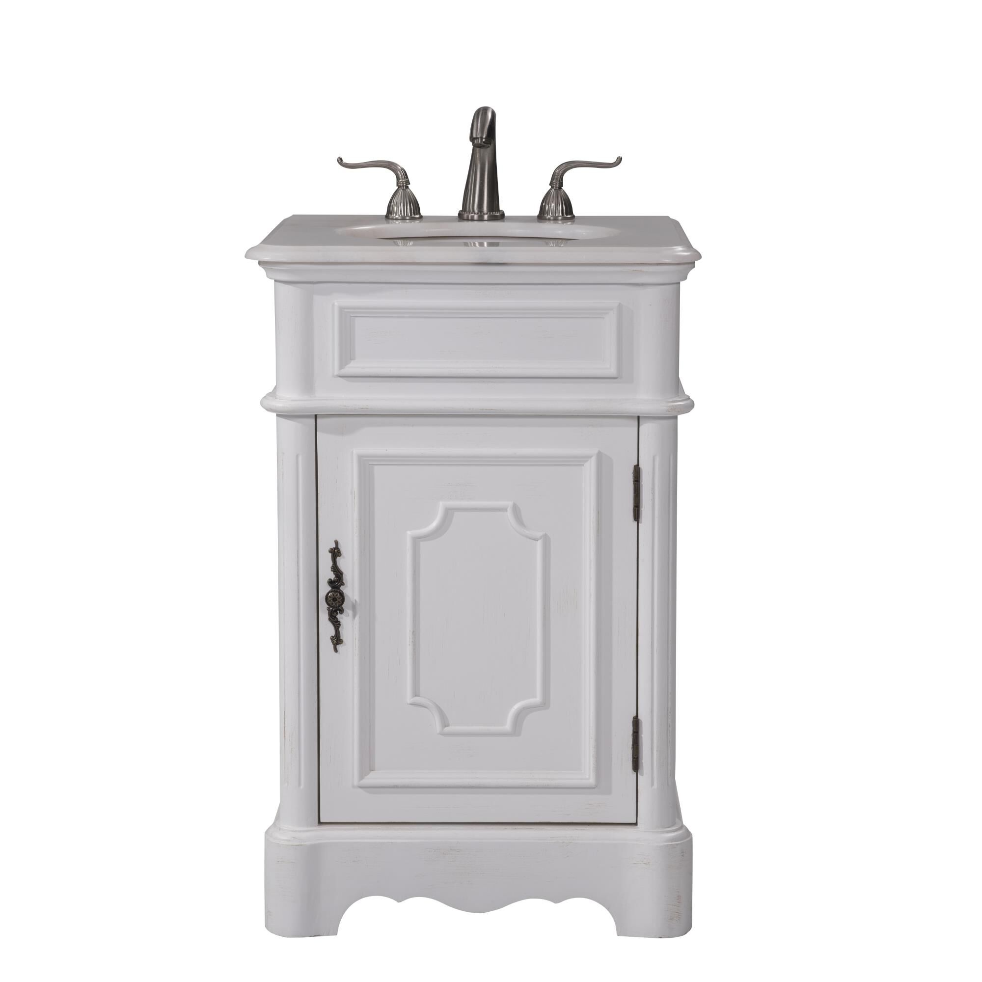 Shown in Antique White finish