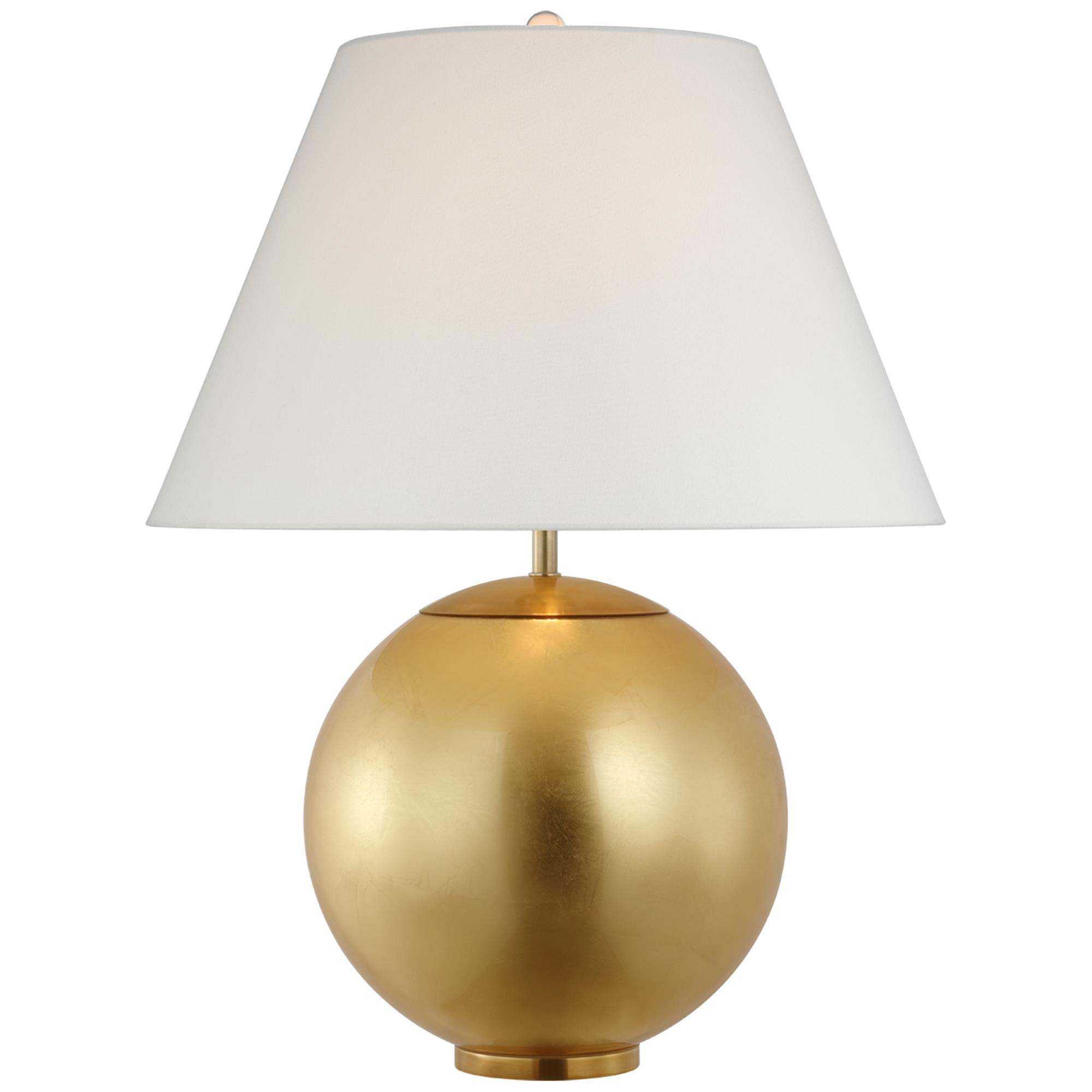 Shown in Gild finish and Linen shade