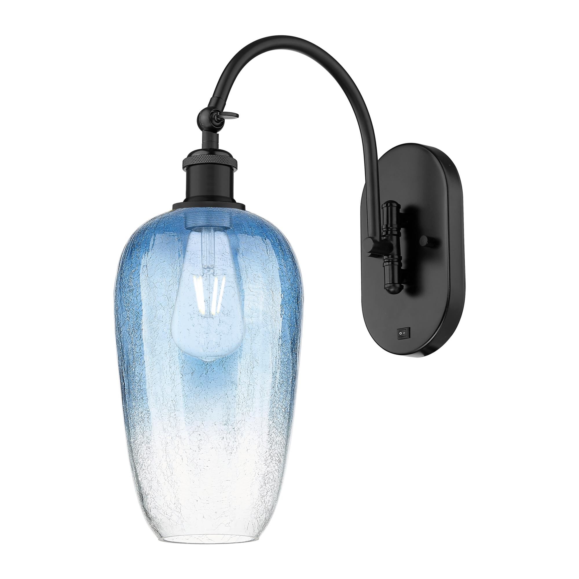 Bruno Marashlian Brookhaven Flute 7 Inch Wall Swing Lamp by Innovations Lighting