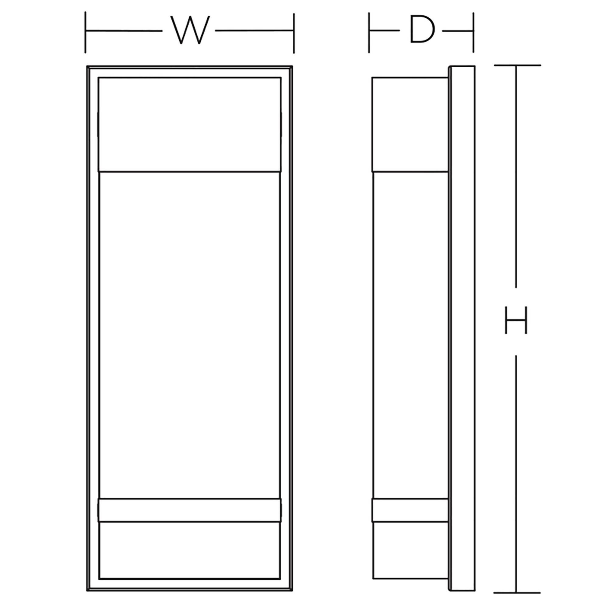 AFX Lighting Paxton 18 Inch Tall LED Outdoor Wall Light