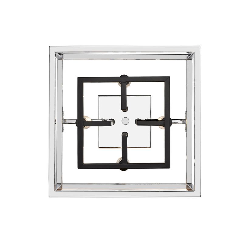 Quadra 13 Inch 4 Light Semi Flush Mount by Z-Lite