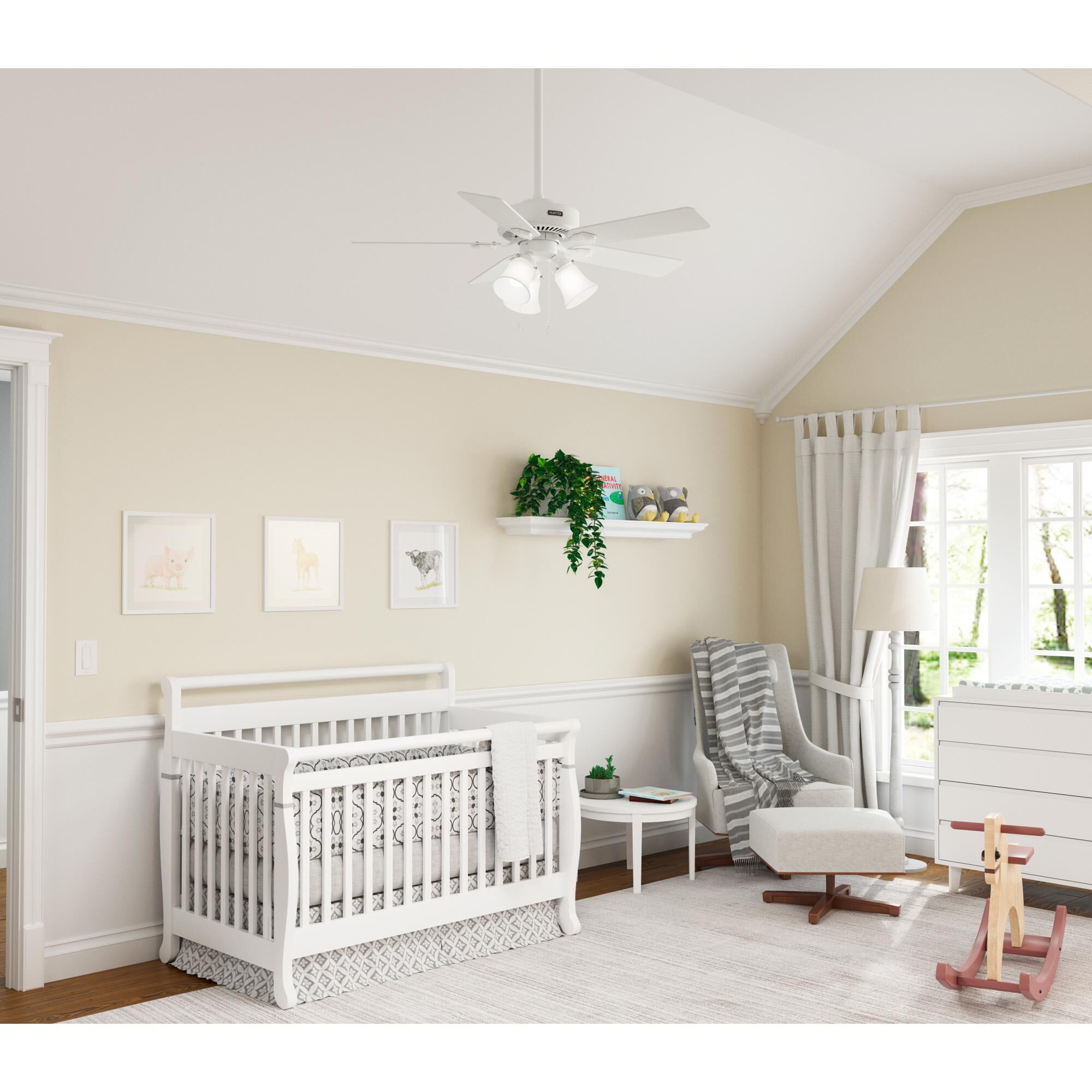 Shown in Fresh White finish