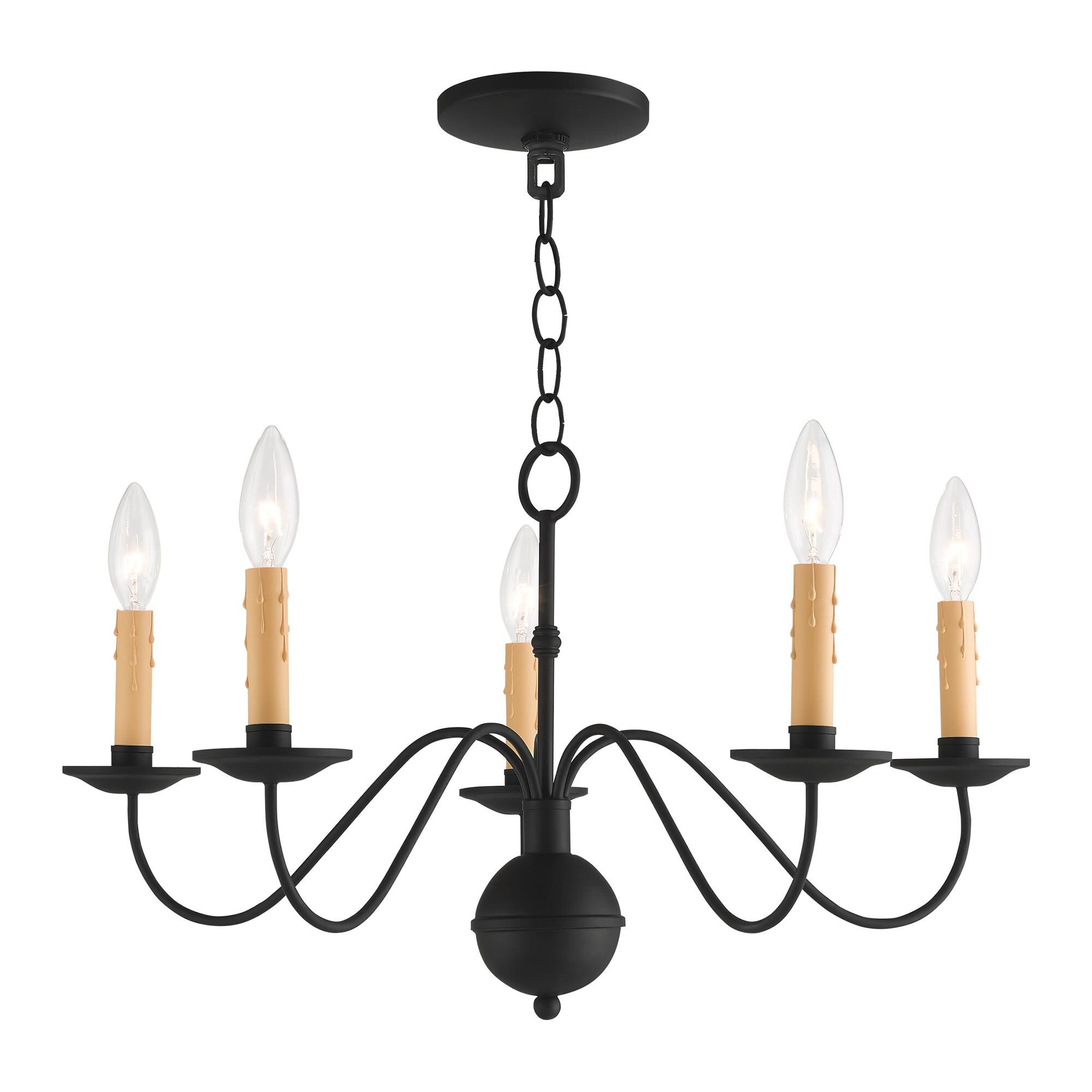 Heritage 24 Inch 5 Light Chandelier by Livex Lighting