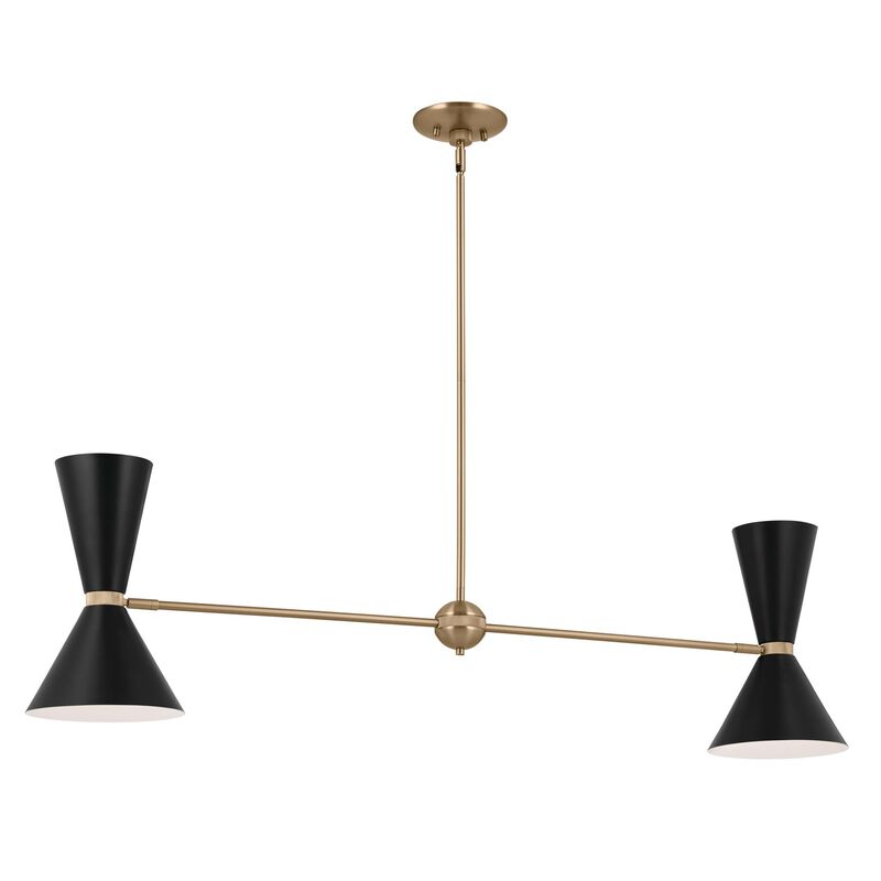 Phix Medium Linear Chandelier by Kichler