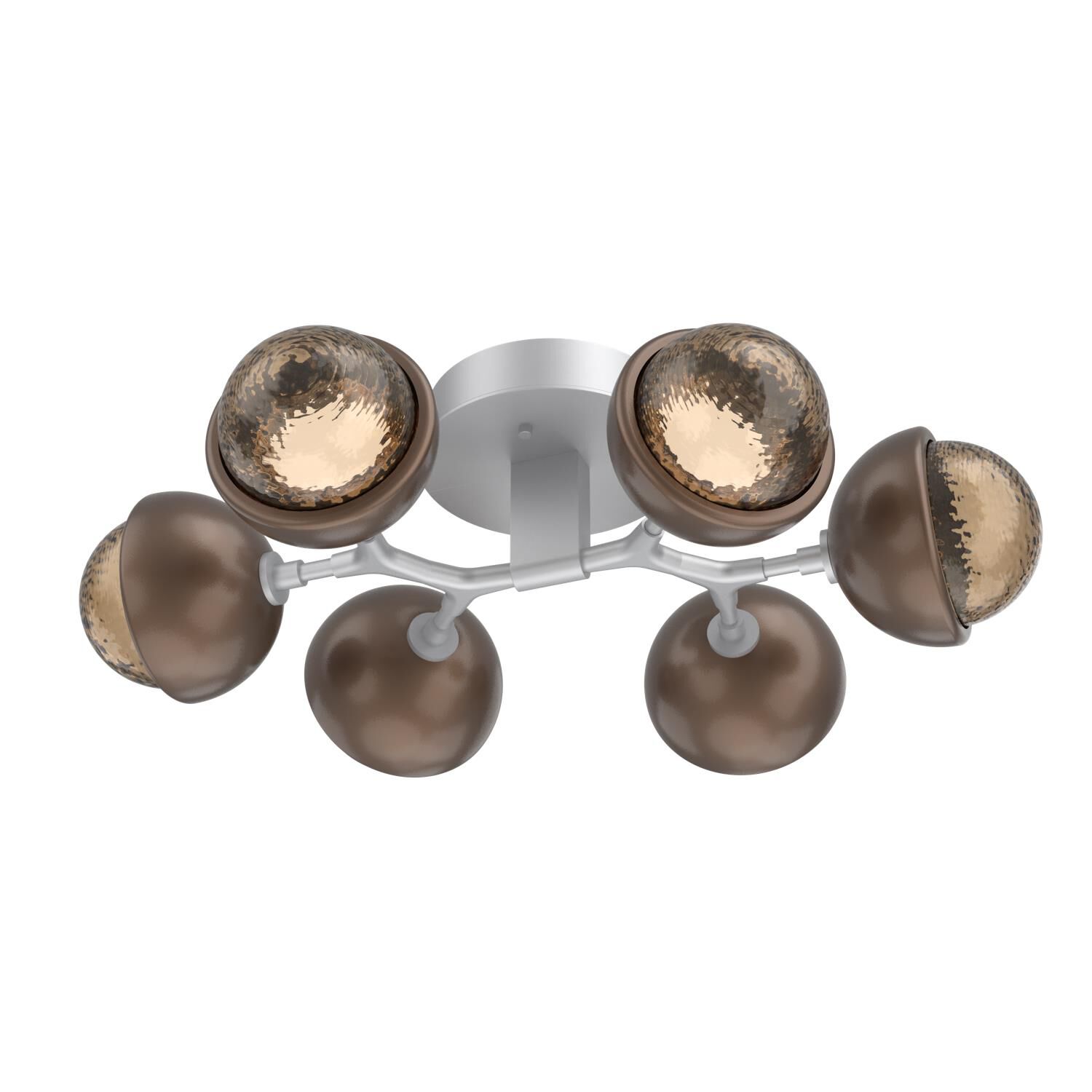 Shown in Classic Silver finish and Bronze glass and Burnished Bronze accent