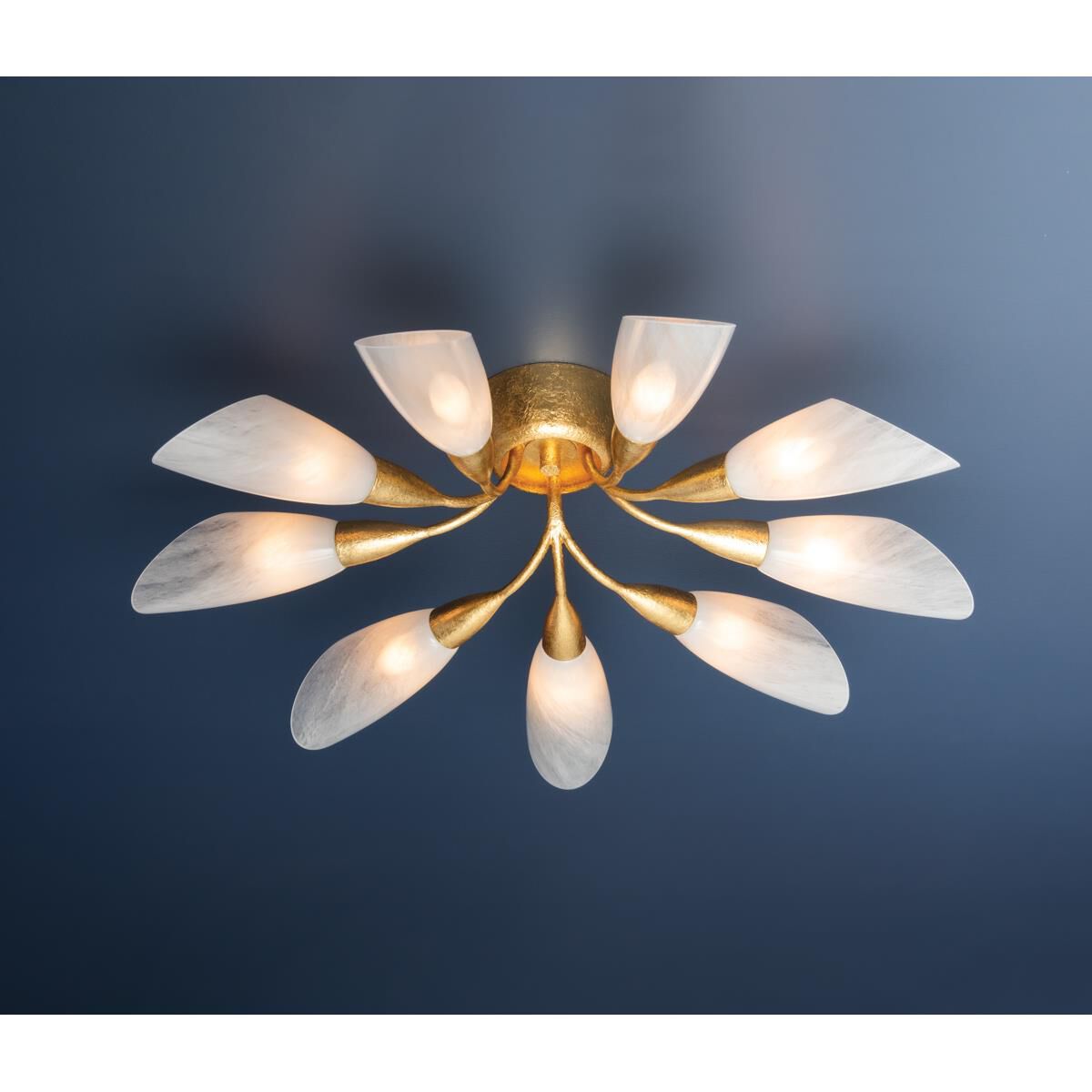 Enfield  31 Inch Semi Flush Mount by Hudson Valley Lighting