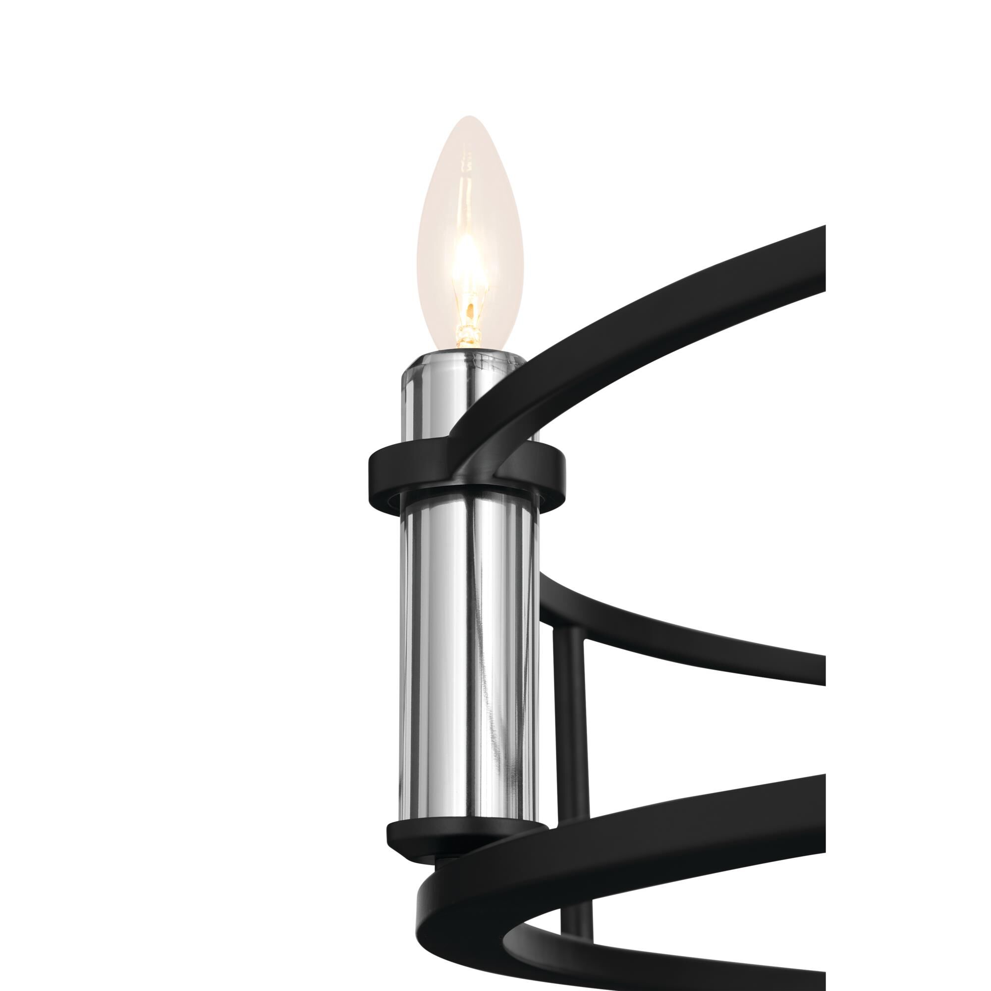Shown in Black finish