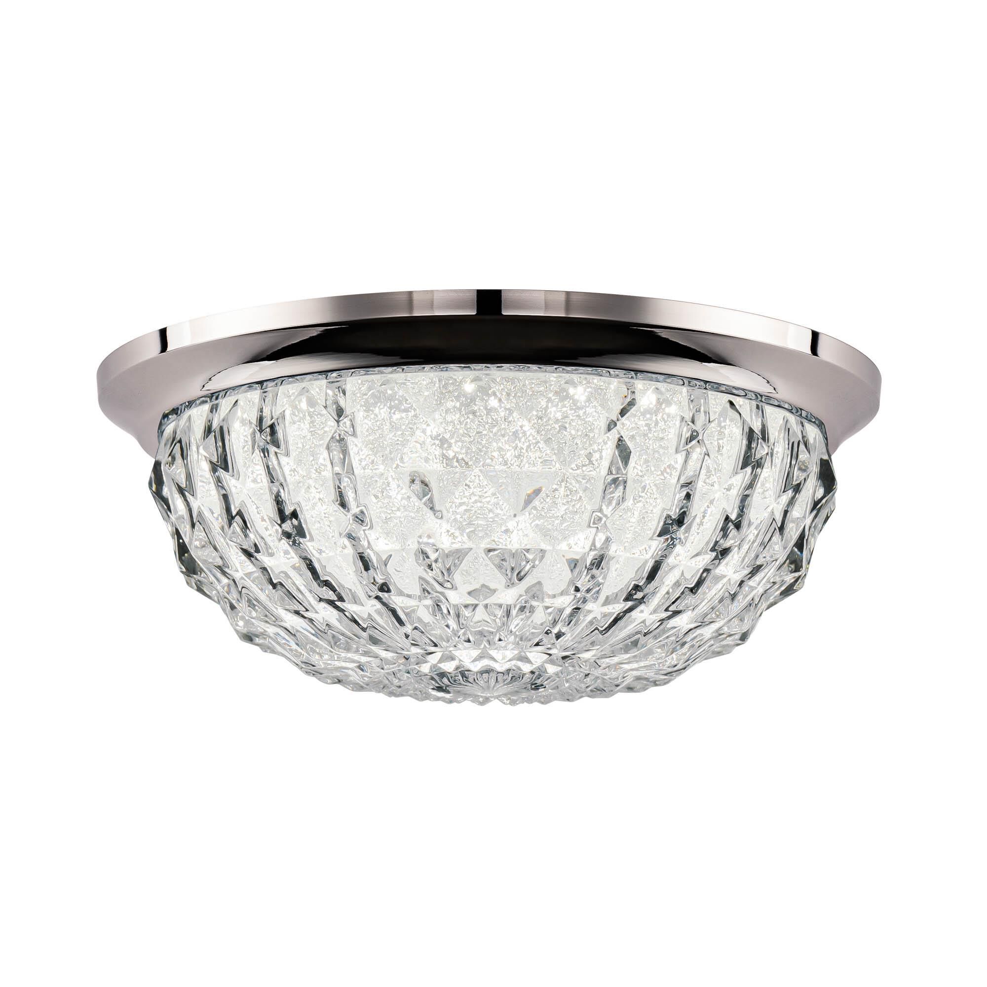 Genoa 12 Inch 1 Light LED Flush Mount by Schonbek
