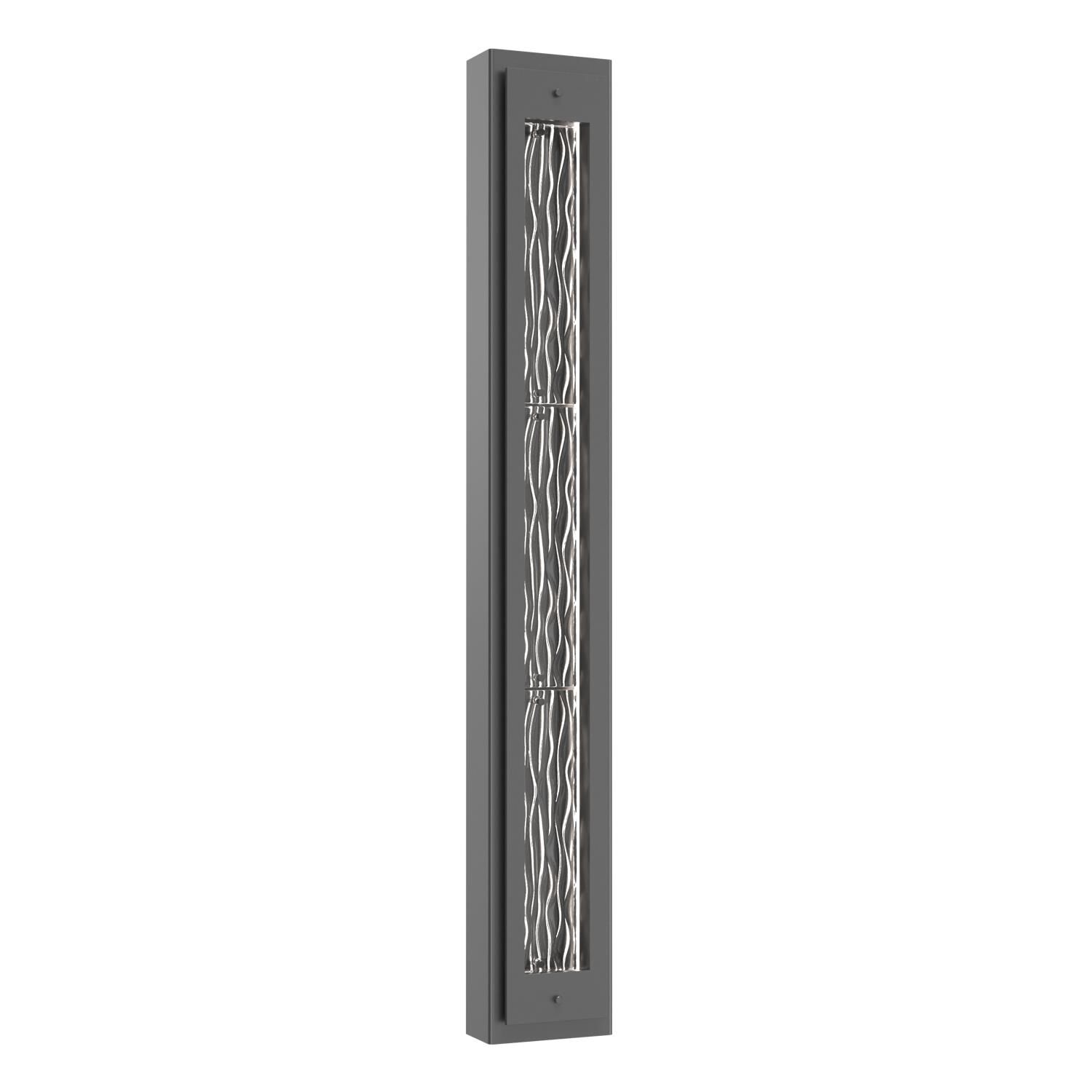 Shown in Argento Grey finish and Tidal Cast Glass Motif accent