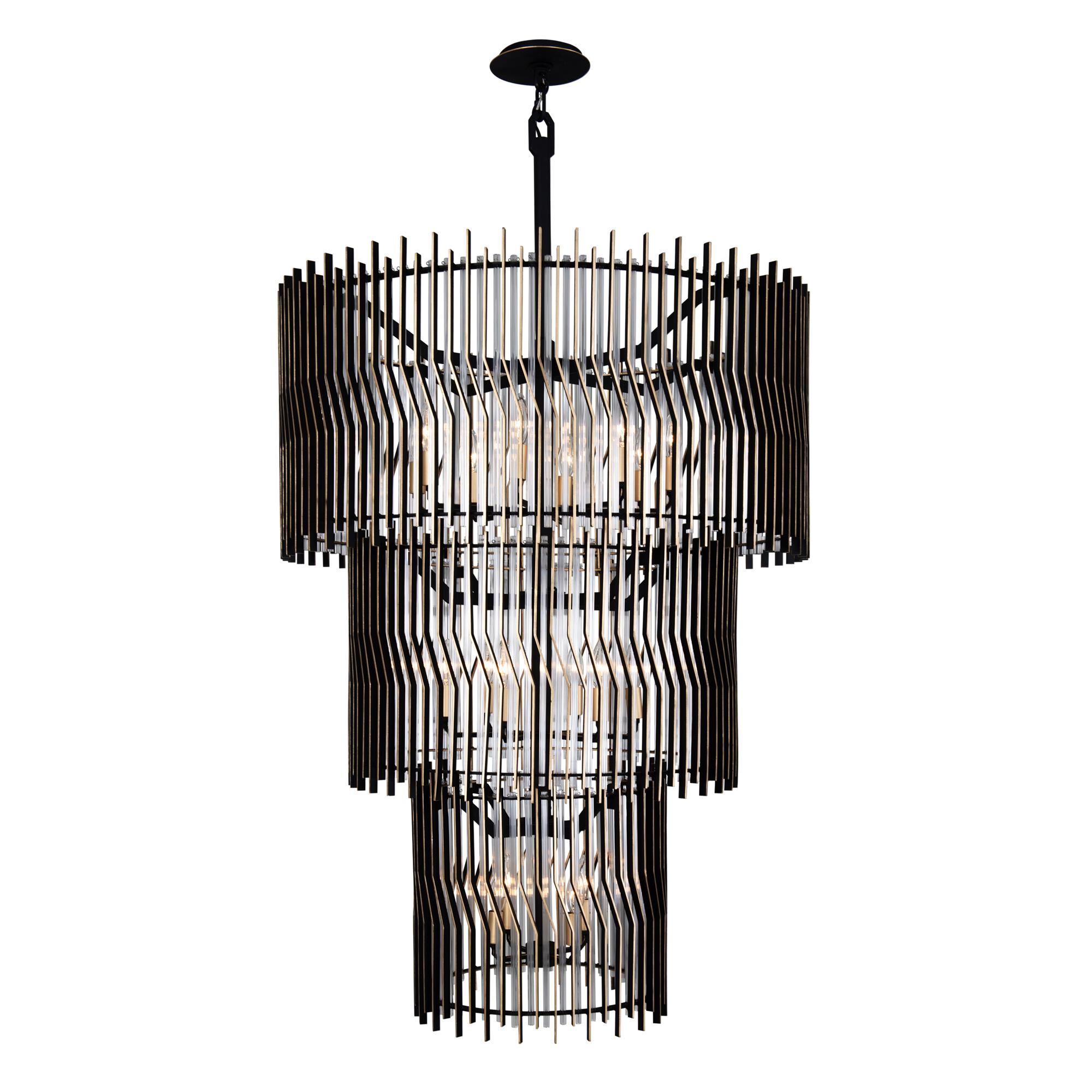 Ron Henderson Park Row 32 Inch Chandelier by Varaluz