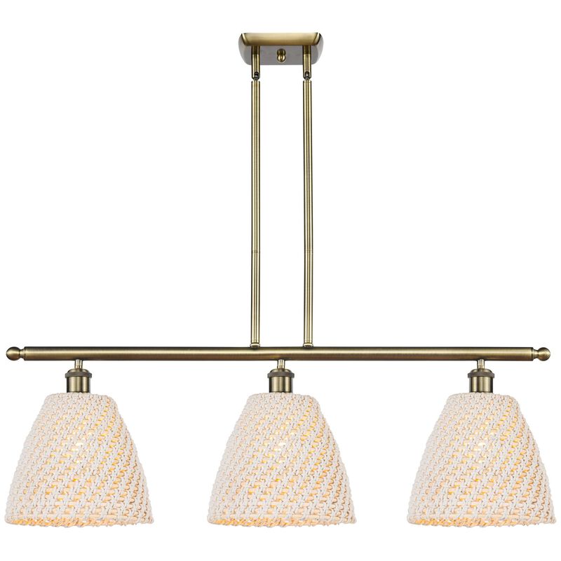 Bruno Marashlian Bristol Natural 36 Inch Linear Suspension Light by Innovations Lighting