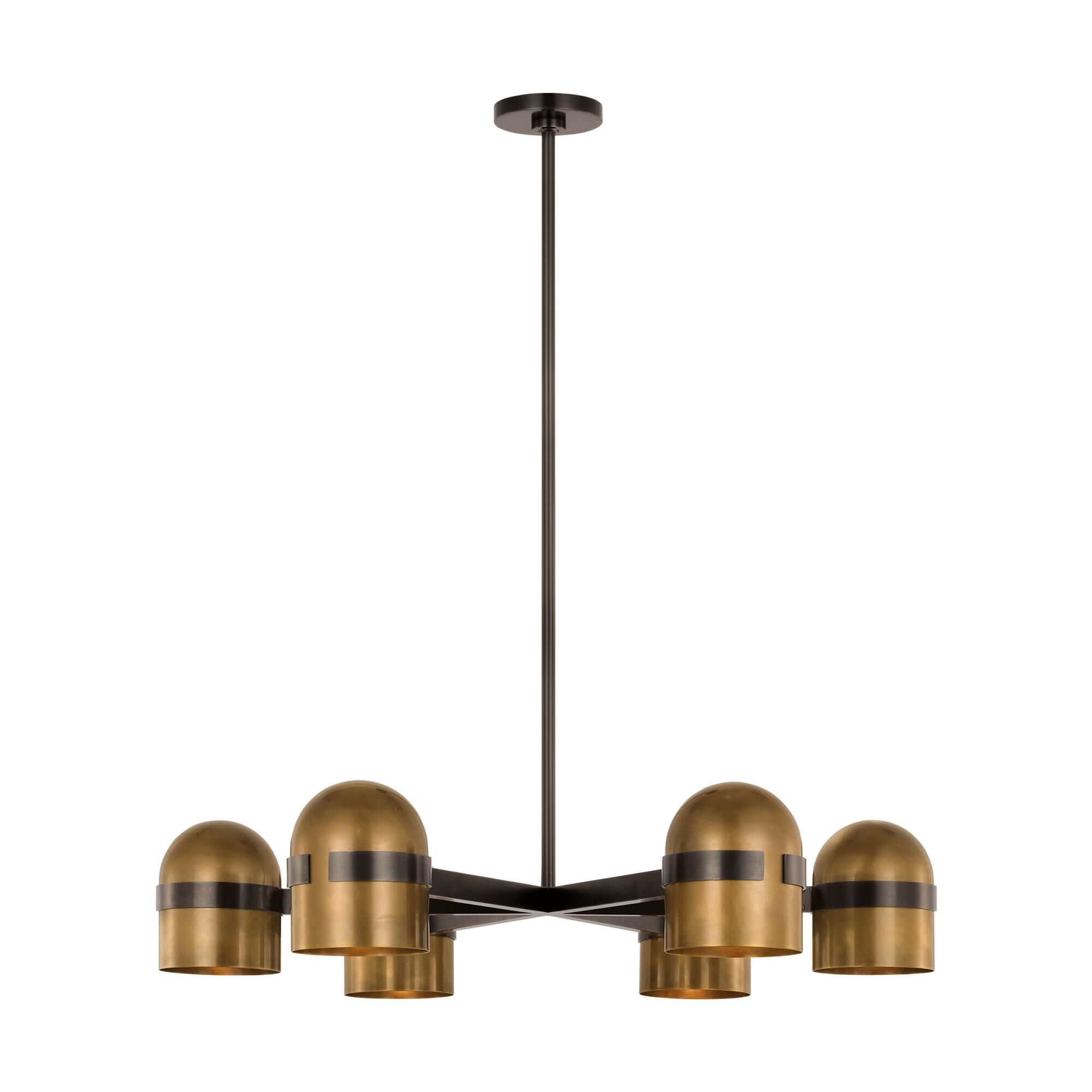 Avroko Octavia 36 Inch 6 Light Chandelier by Visual Comfort Modern Collection