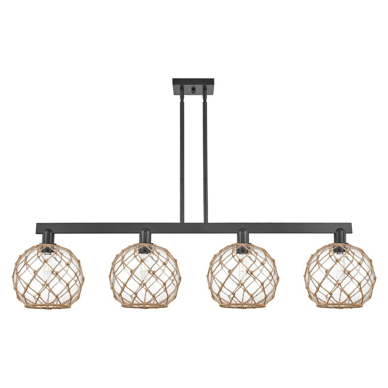 Bruno Marashlian Farmhouse Rope 53 Inch Linear Suspension Light by Innovations Lighting