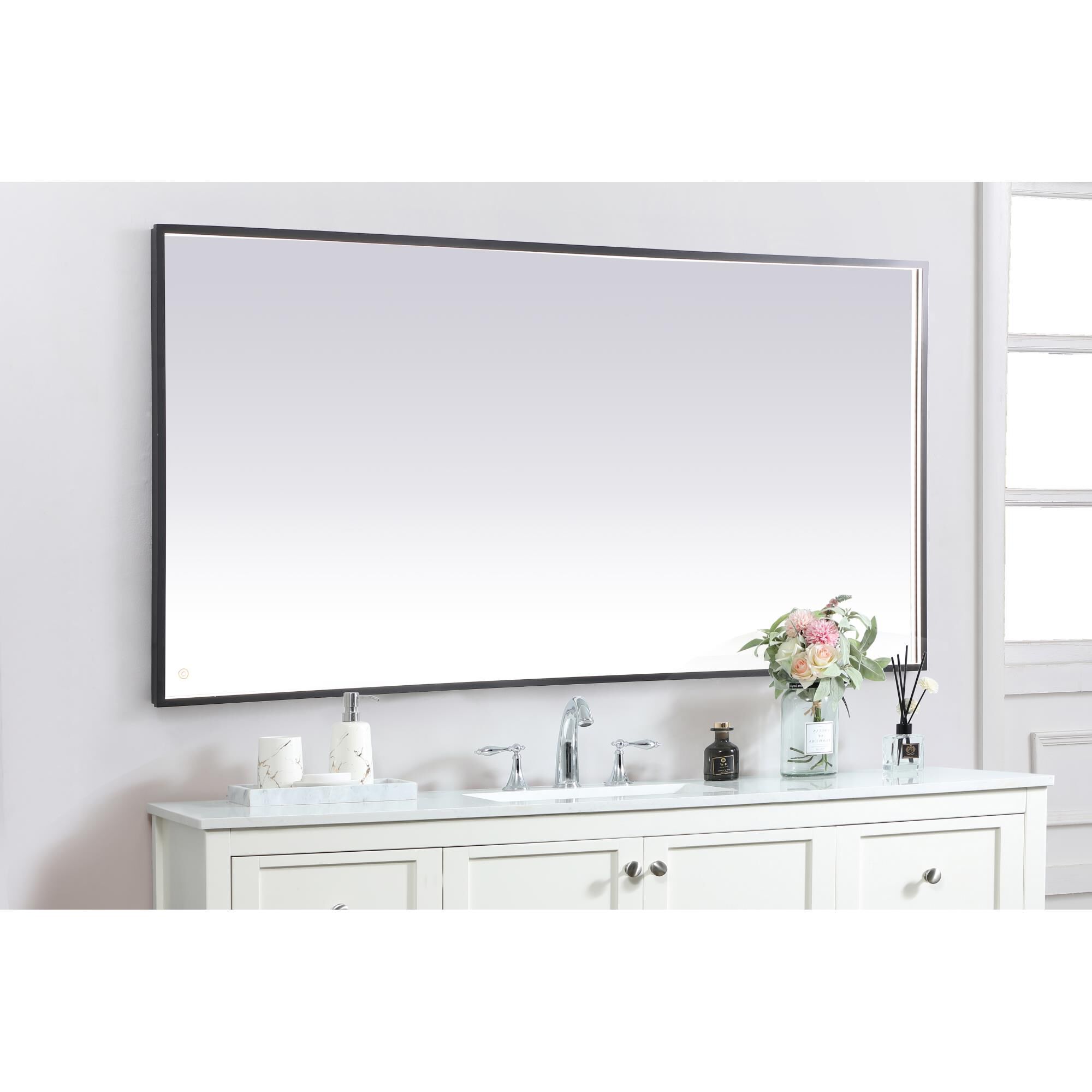 Pier LED Lighted Mirror by Elegant Decor