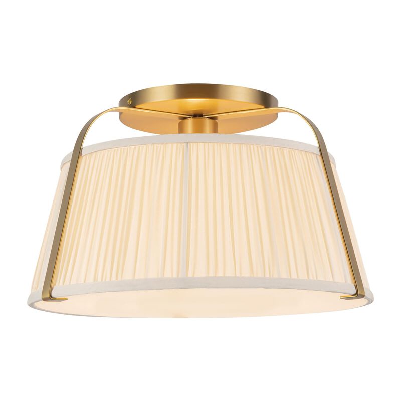Peyton Fox Scout 13 Inch Semi Flush Mount by Alora Mood