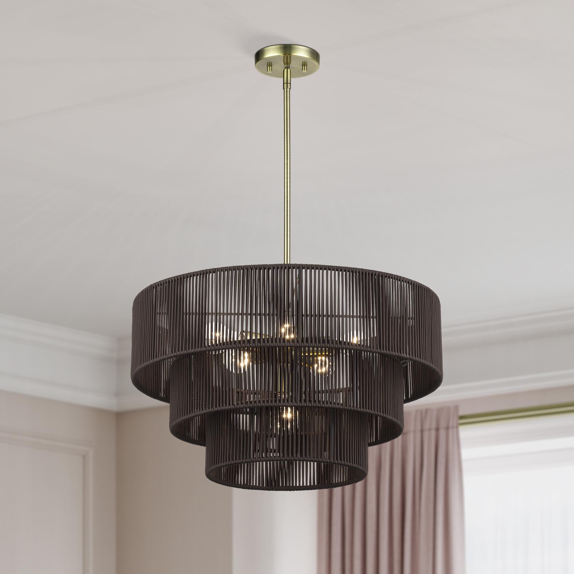 Acordia 23 Inch Large Pendant by Livex Lighting