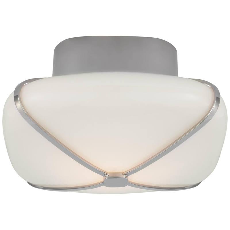 Champalimaud Fondant 7 Inch 1 Light LED Flush Mount by Visual Comfort Signature Collection