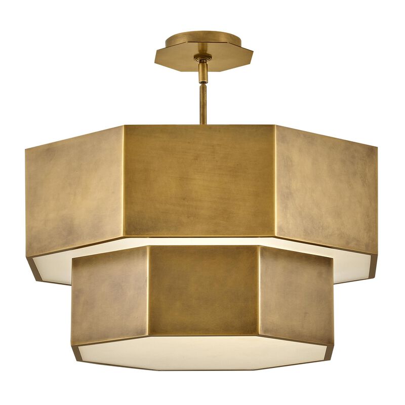 Facet Medium Pendant Light by Hinkley