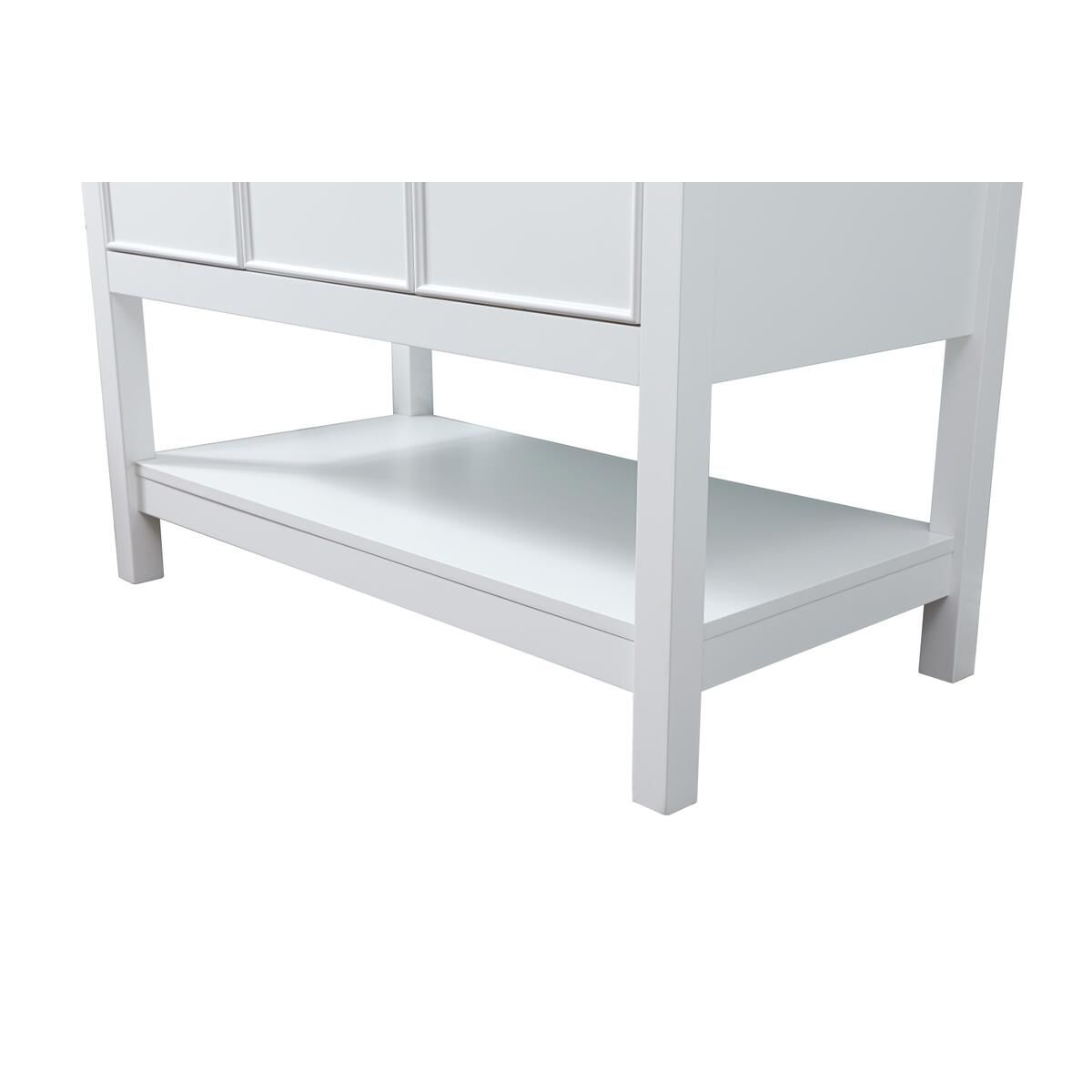 Shown in White finish