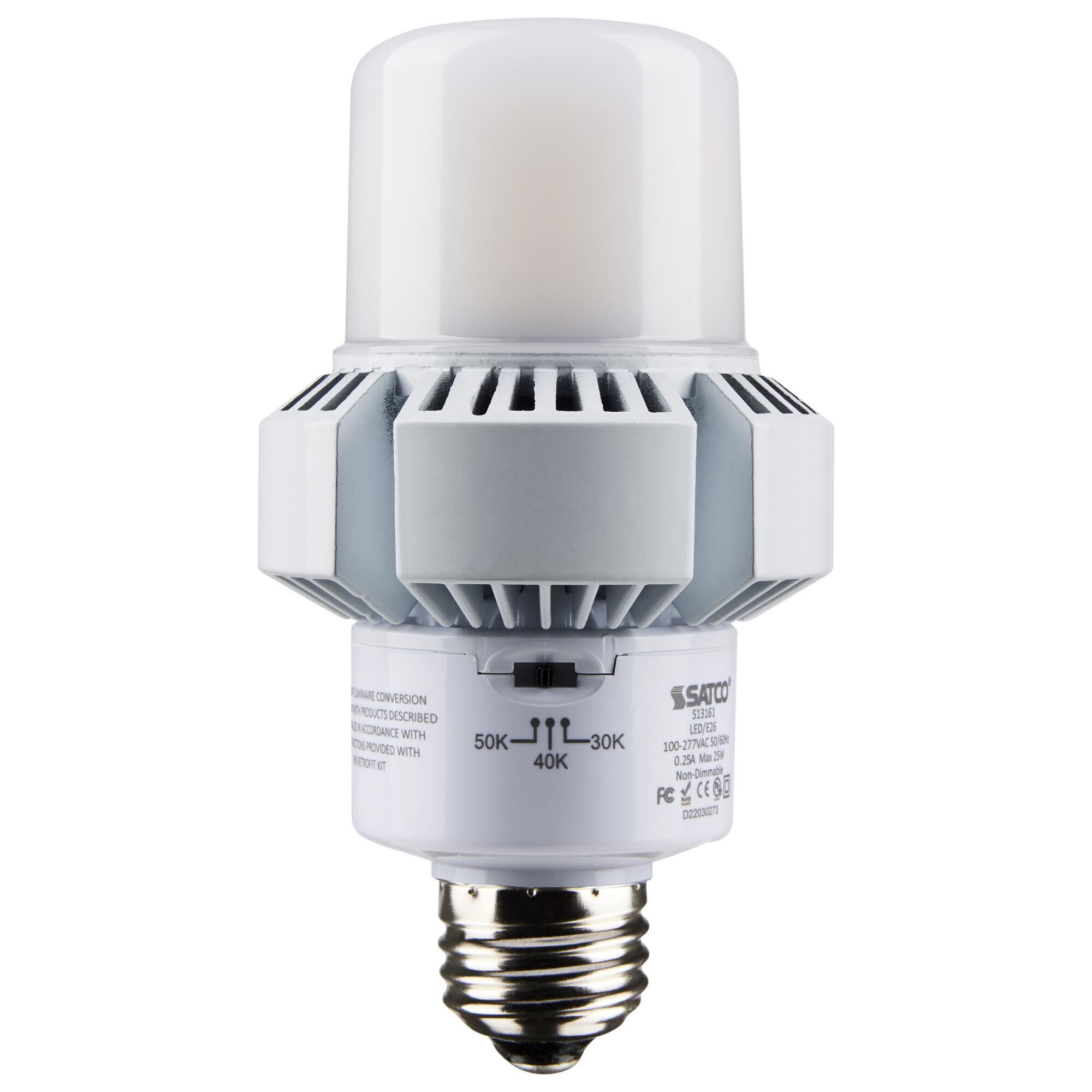 25 Watt 3000-4000-5000K LED Light Bulb by Satco