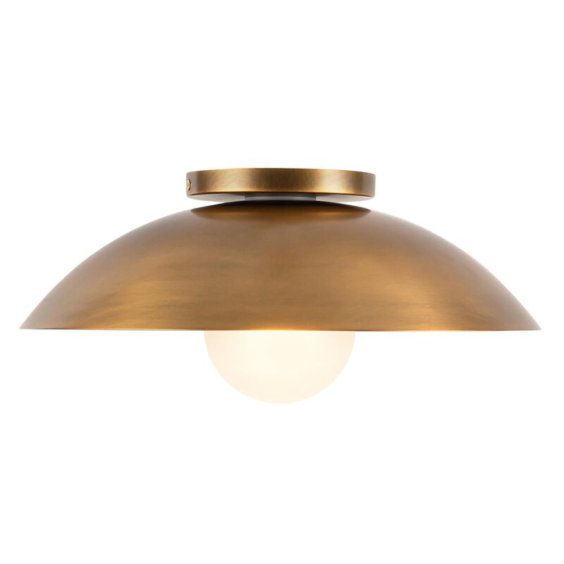 Ryan Pauly Umbra 14 Inch Semi Flush Mount by Kuzco