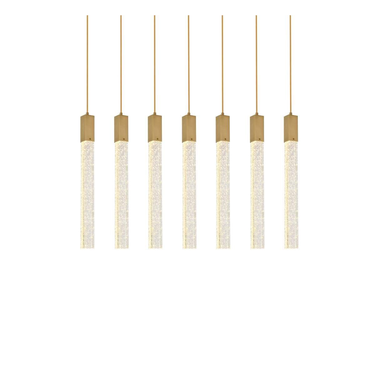 Shown in Satin Gold finish and Royal Cut Clear crystal