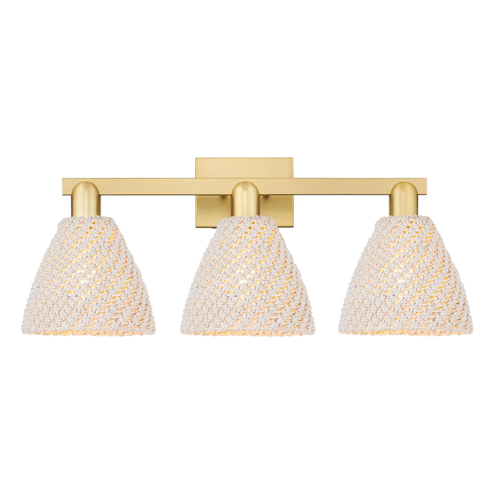 Bruno Marashlian Natural Ballston Dome 26 Inch Bath Vanity Light by Innovations Lighting