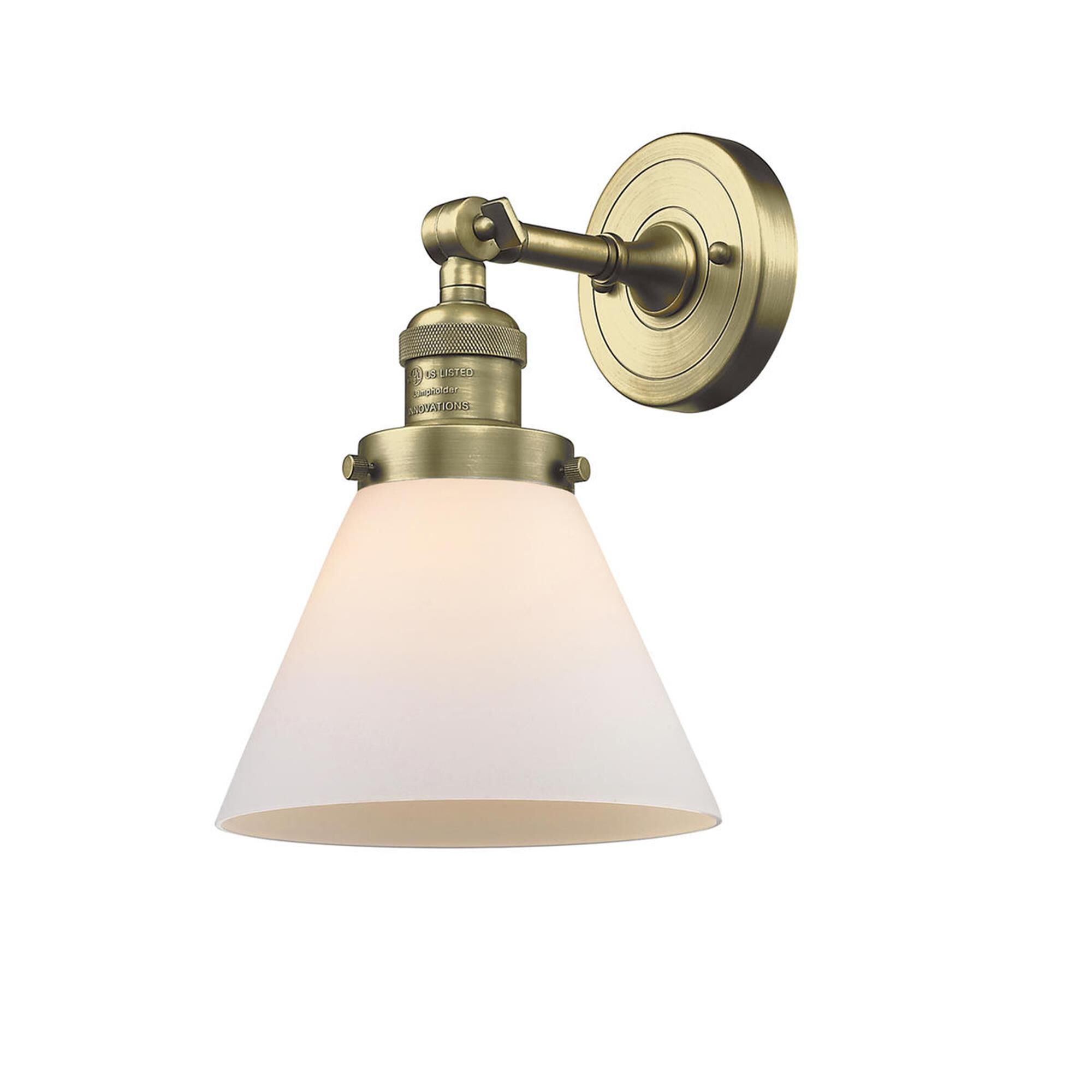Bruno Marashlian Large Cone 10 Inch Wall Sconce by Innovations Lighting