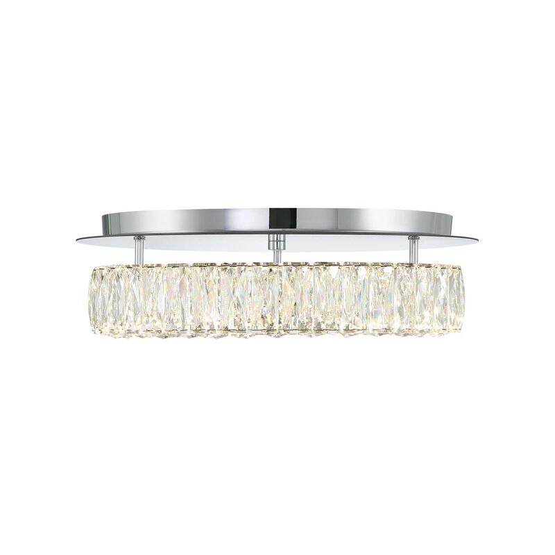 Kinsley 18 Inch Flush Mount by Crystorama