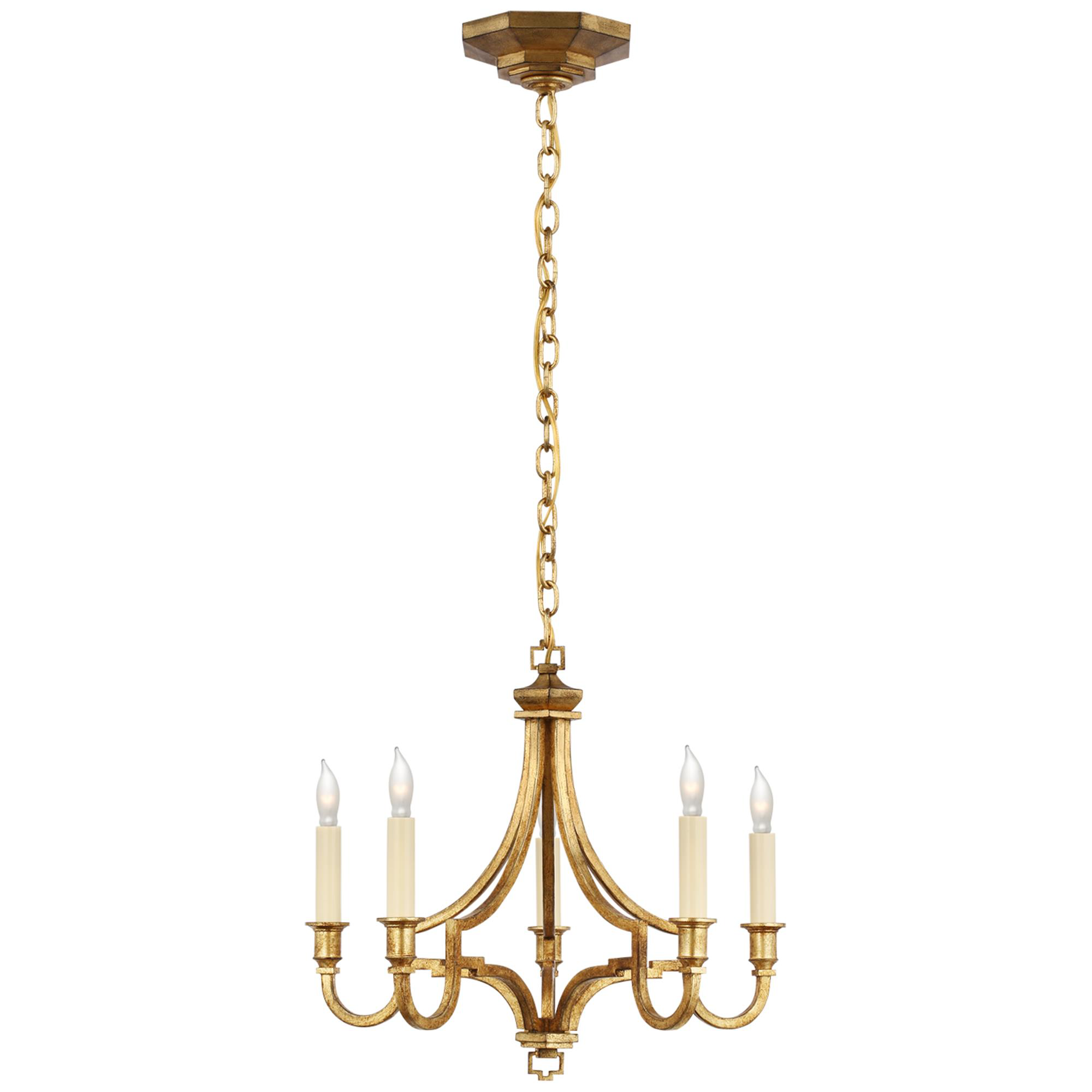 Shown in Gilded iron  finish
