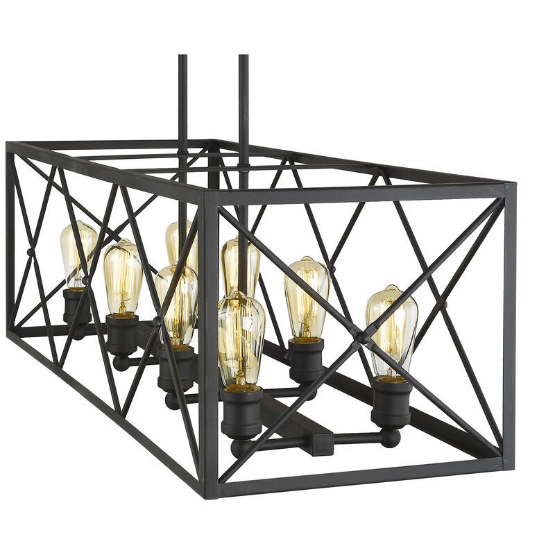 Brooklyn 39 Inch 8 Light Linear Suspension Light by Acclaim Lighting