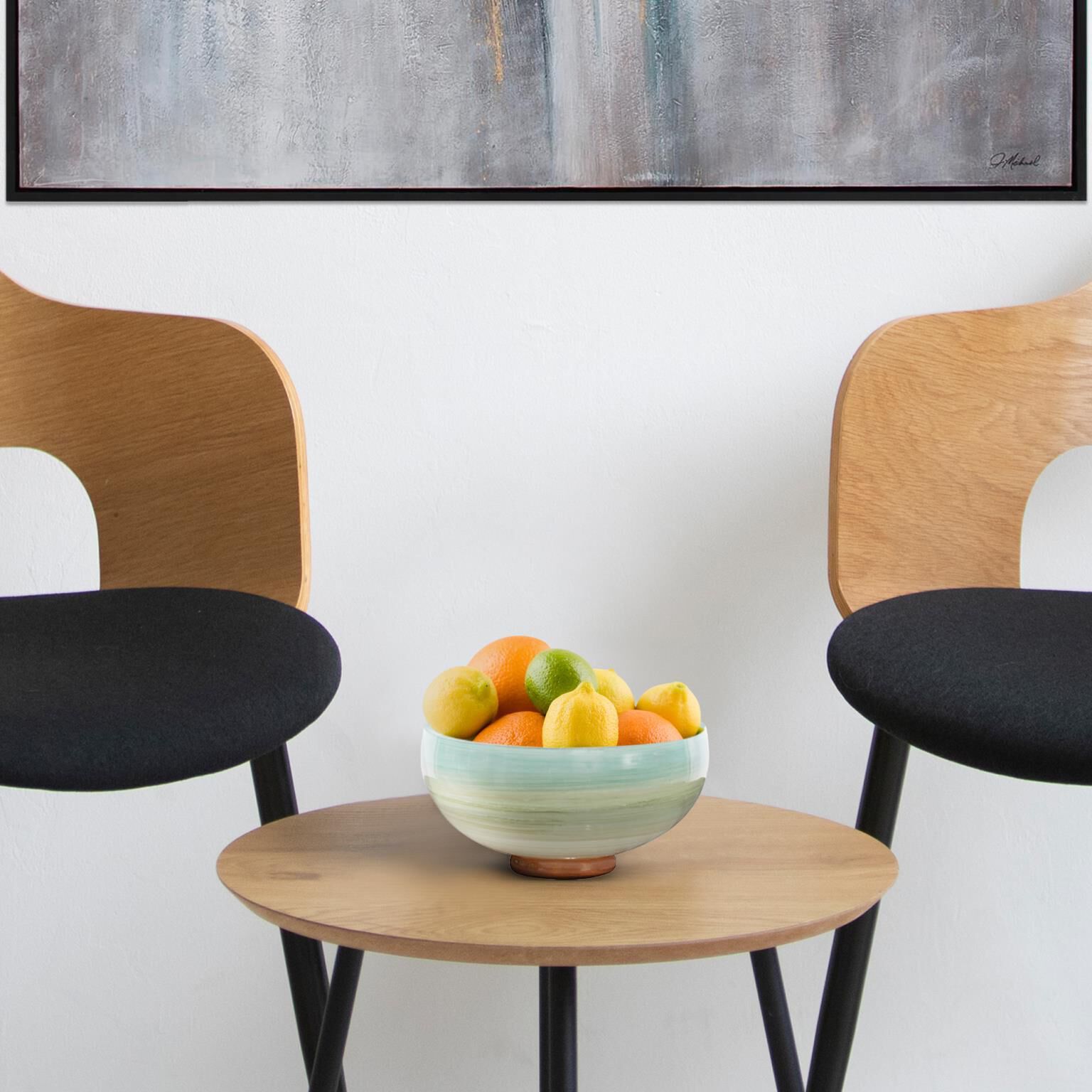 The Capri Stripe Bowl by Howard Elliott Collection