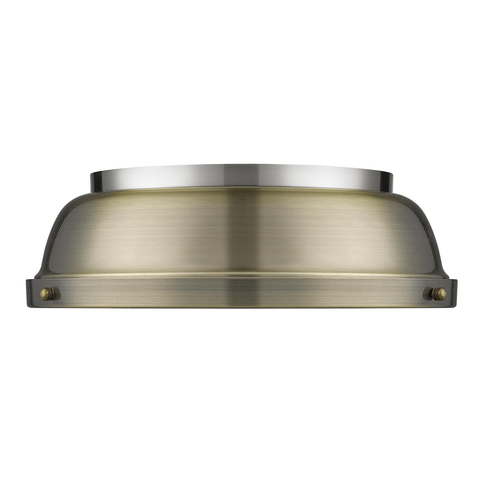 Duncan 14 Inch 2 Light Flush Mount by Golden Lighting