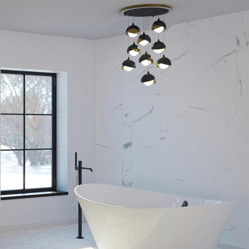 Brooklyn 20 Inch Multi Light Pendant by Hubbardton Forge