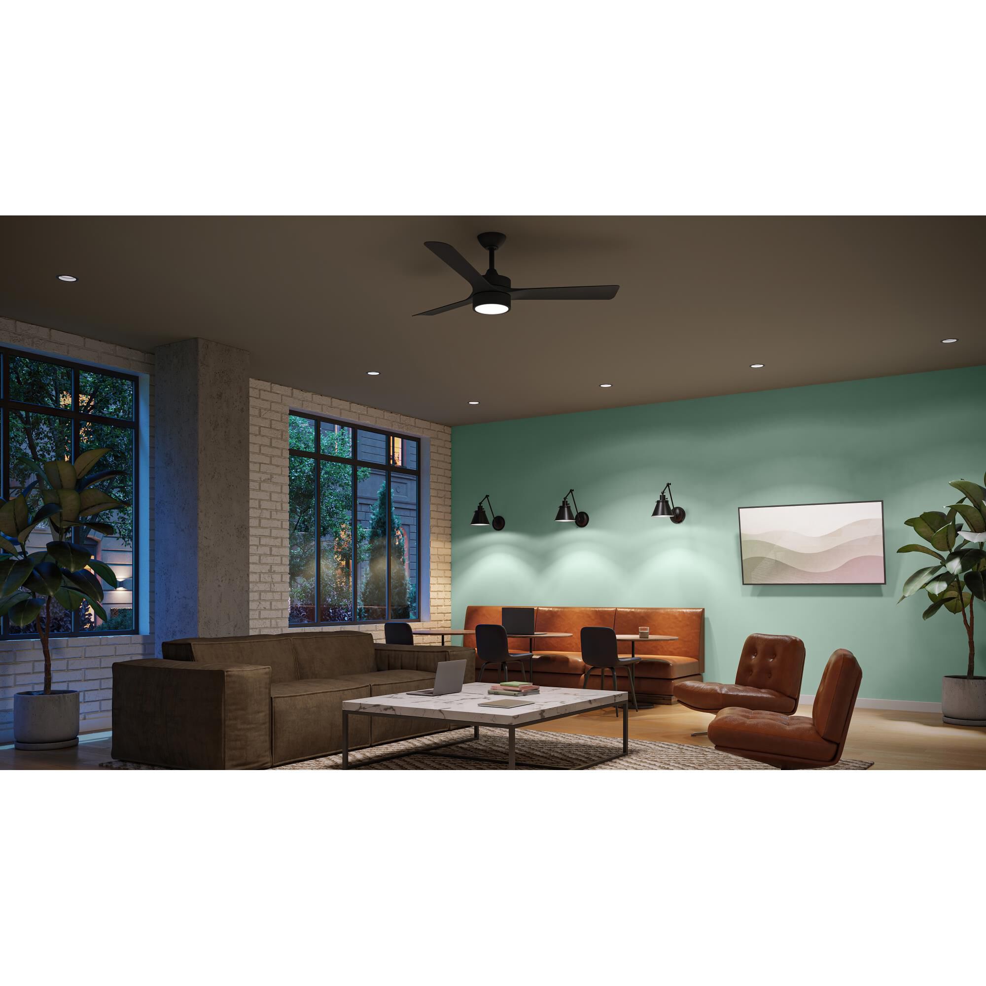 Axion 52 Inch Ceiling Fan with Light Kit by Progress Lighting