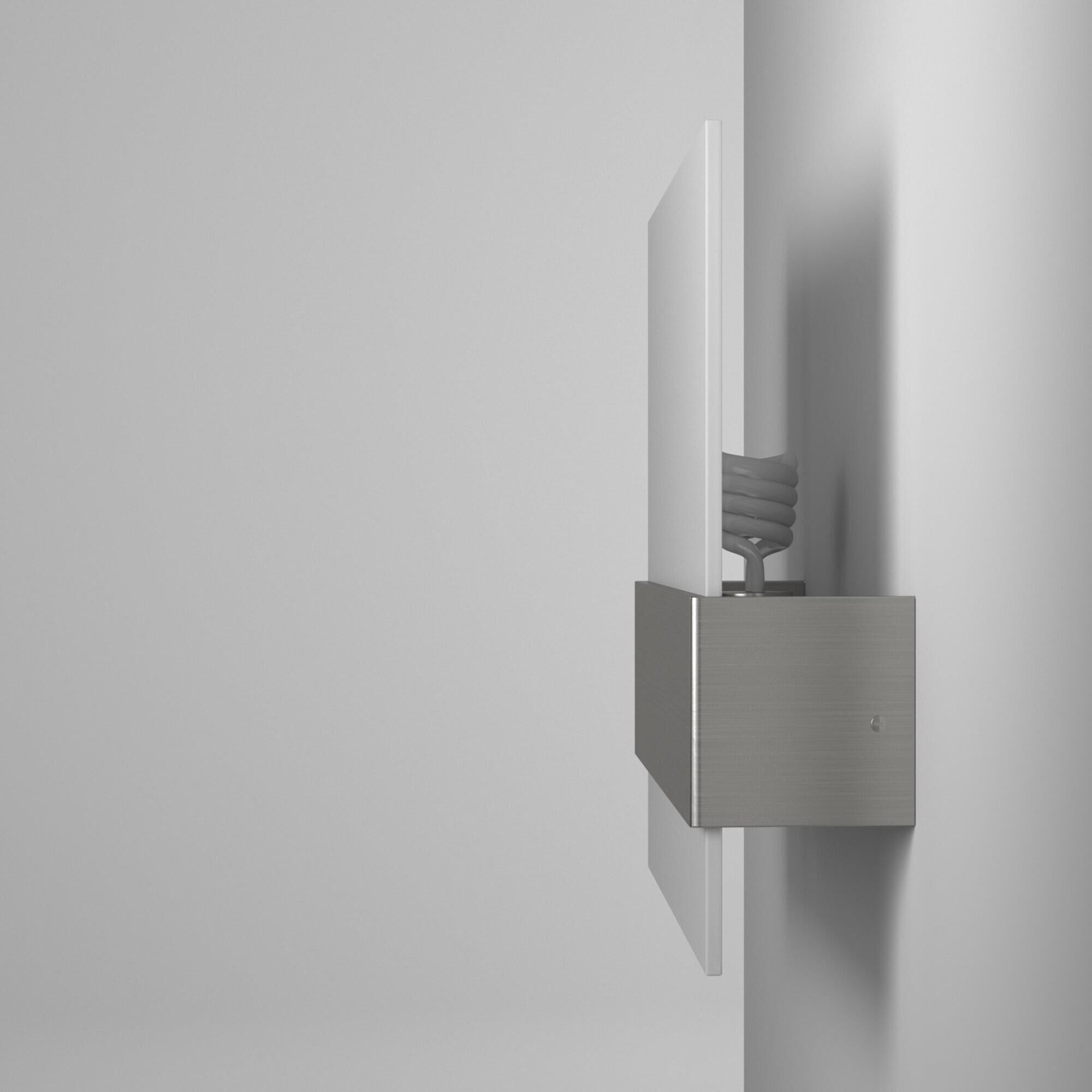 Shown in Matte Nickel finish and Satin glass