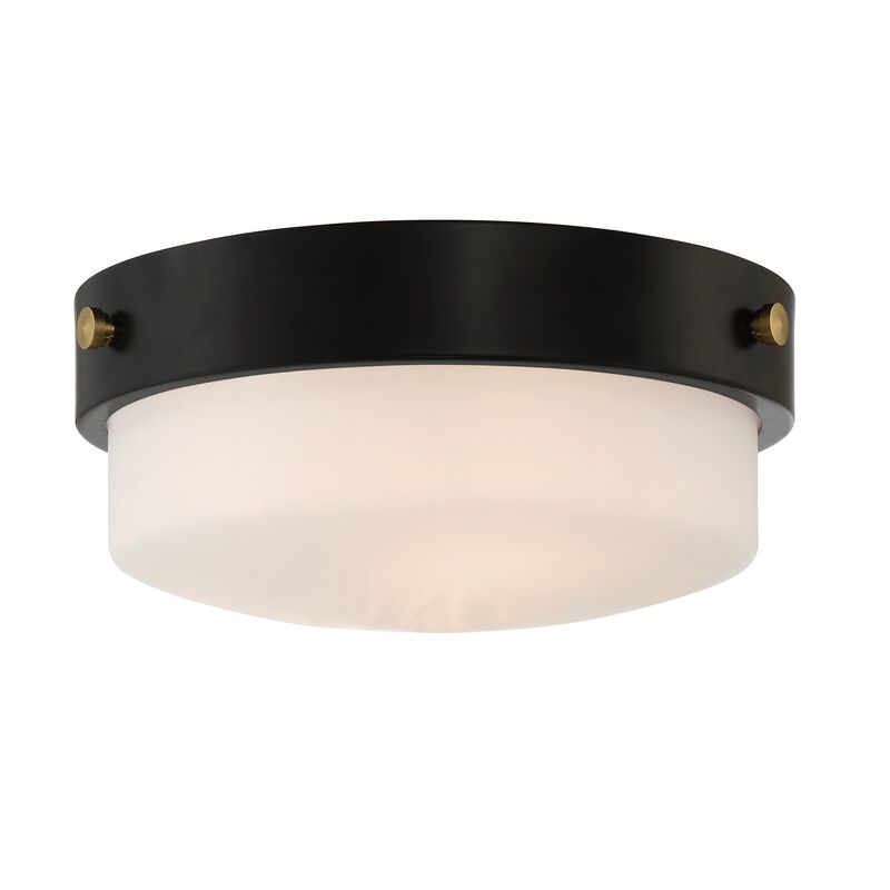 Oak Street 11 Inch 2 Light Flush Mount by Craftmade