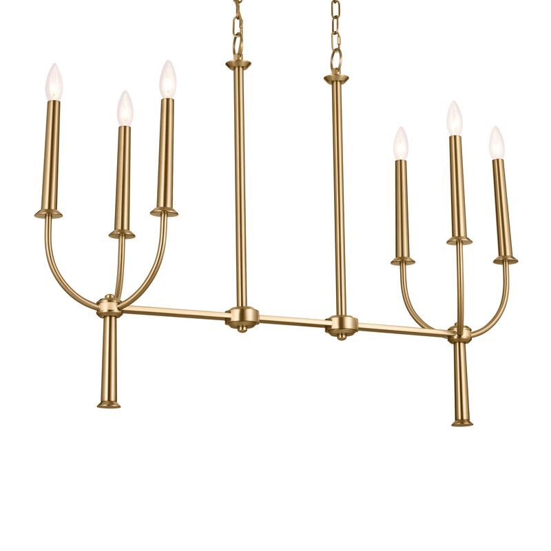 Florence 40 Inch 6 Light Linear Suspension Light by Kichler Lighting