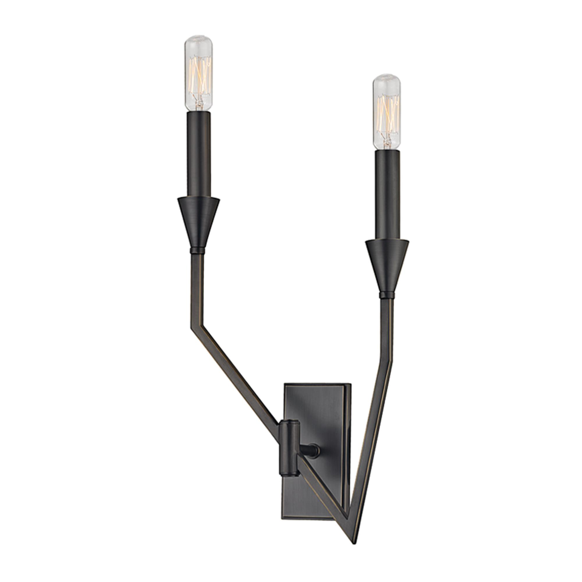 Archie 18 Inch 2 Light Wall Sconce,