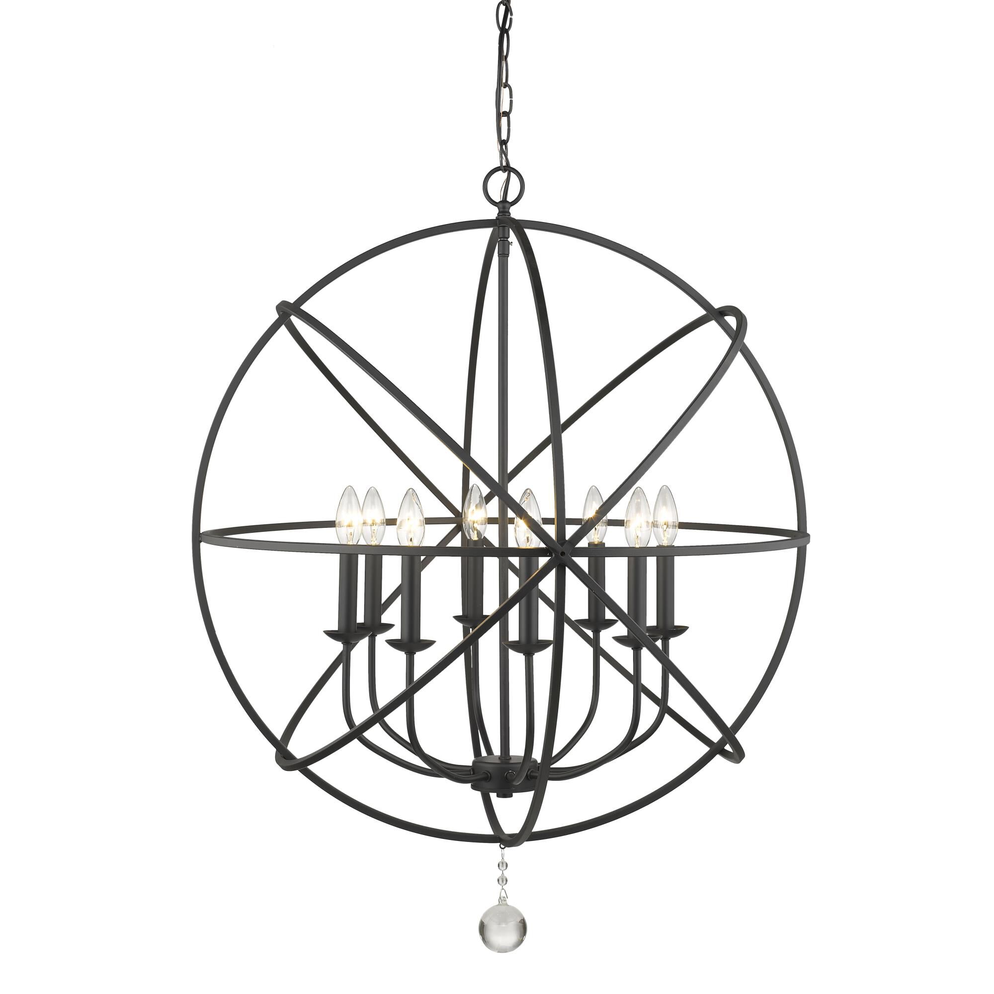 Tull 30 Inch 8 Light Chandelier by Z-Lite