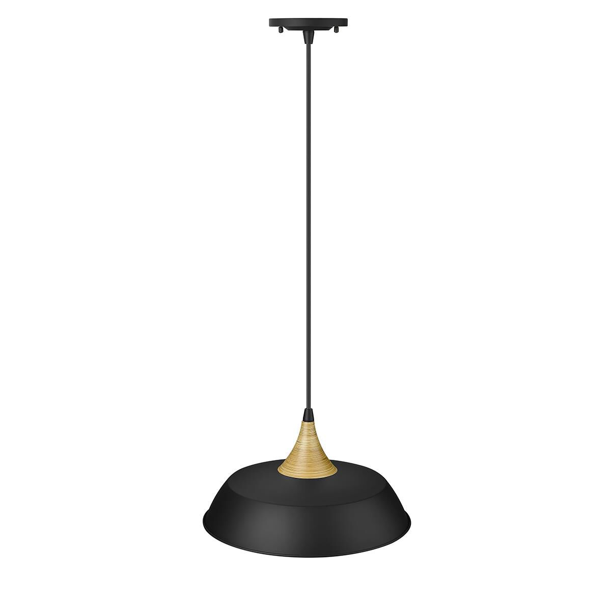 Shown in Matte Black finish and Metal shade