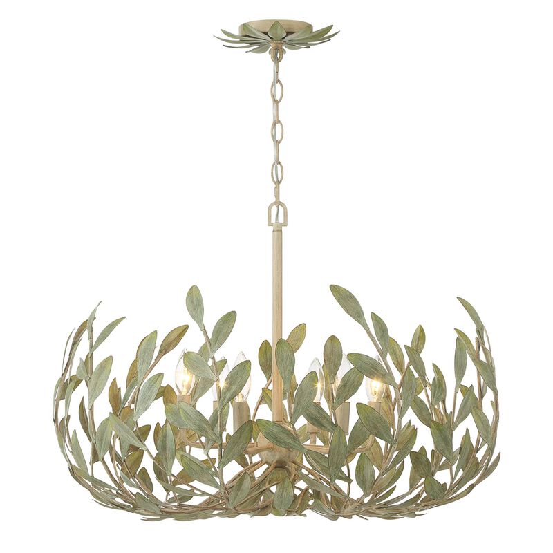 Broche 27 Inch Chandelier by Crystorama