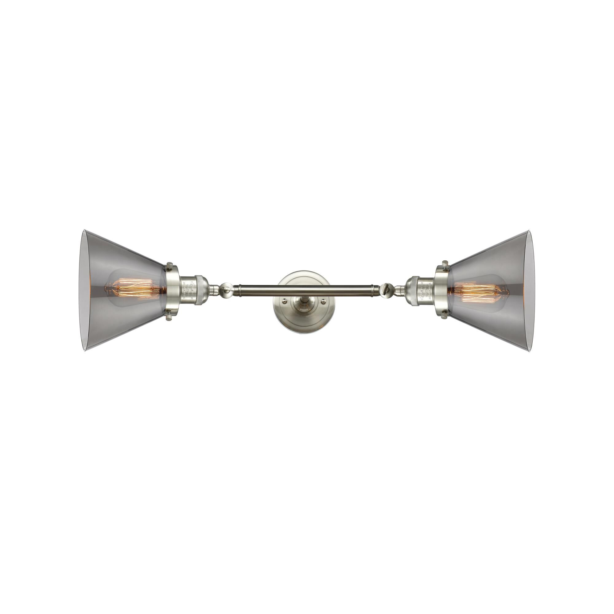 Bruno Marashlian Large Cone 18 Inch 2 Light Bath Vanity Light by Innovations Lighting