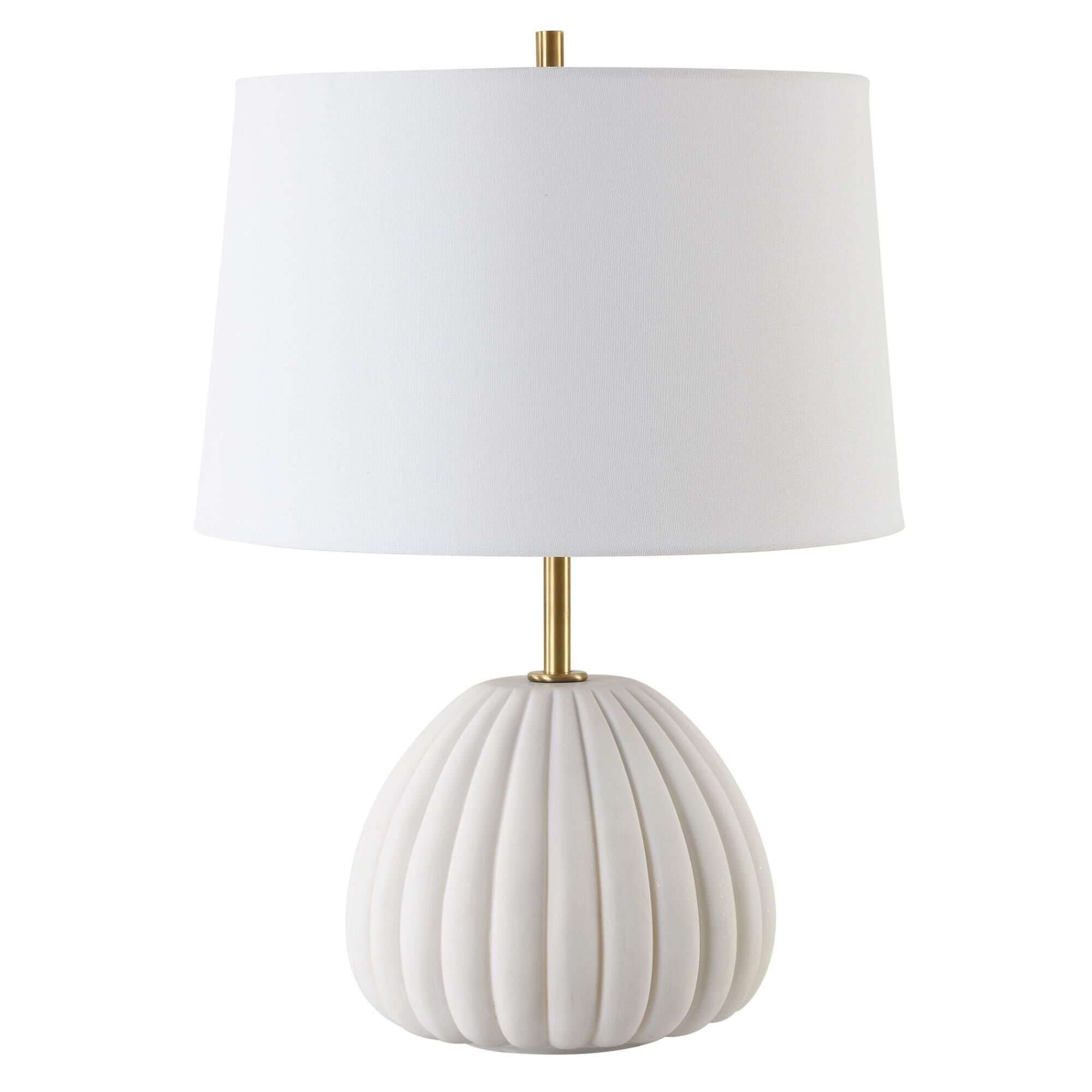 Shown in This Table Lamp Adds An Air Of Elegance And Sophistication To Any Space. The Body Of The Lamp Is Cra finish and Round Hardback shade