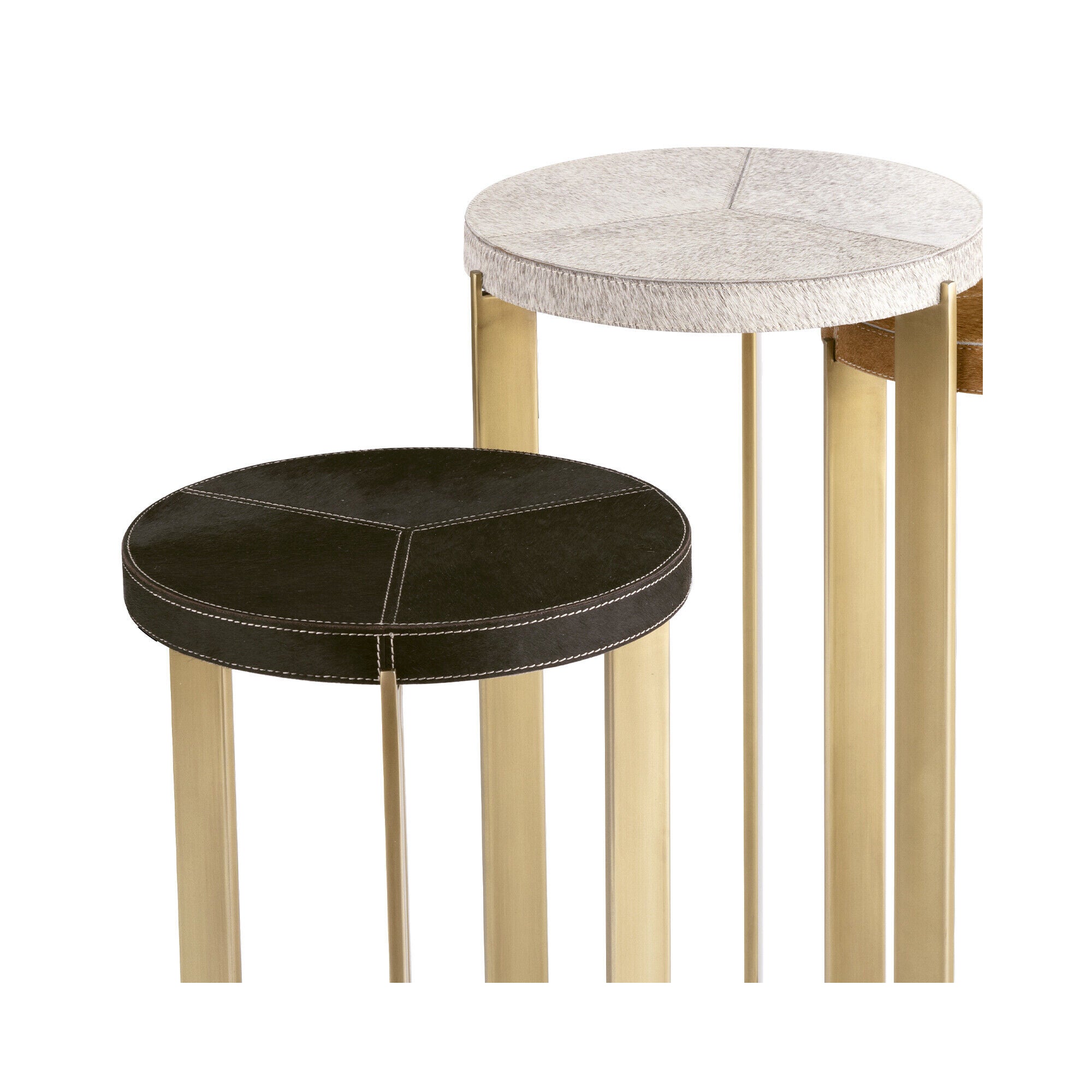 Shown in Brass finish and - None - shade